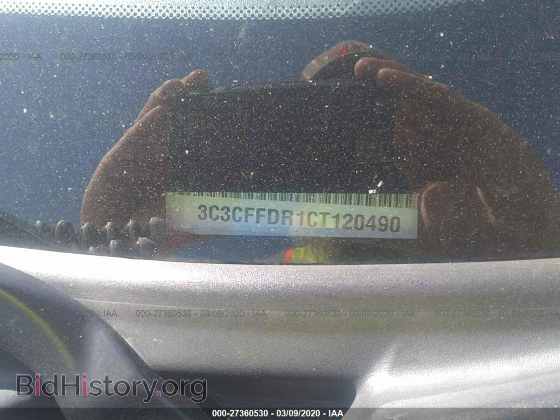 2012 FIAT 500 - VIN: 3C3CFFDR1CT120490 - Фото 9