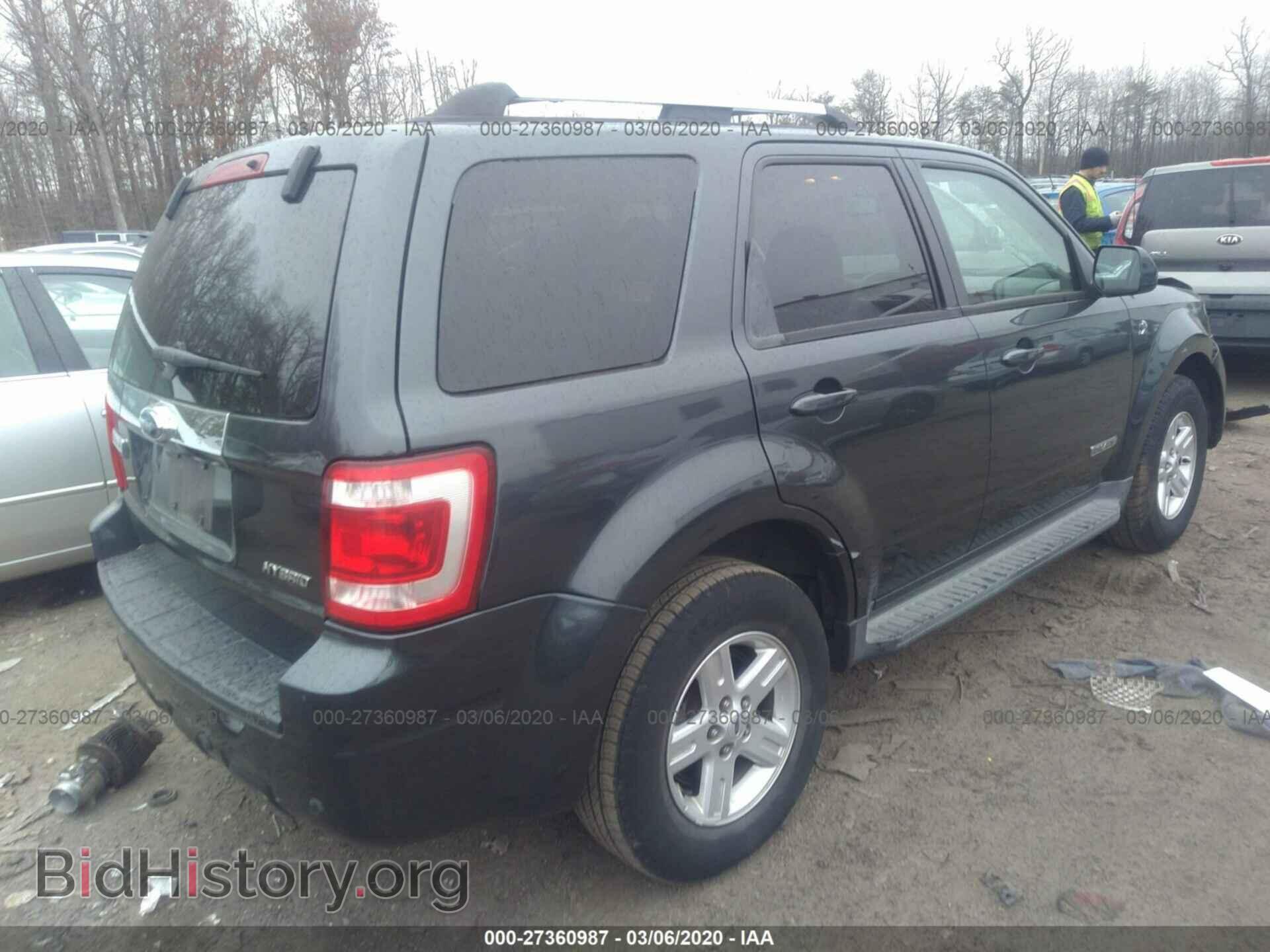 2008 FORD ESCAPE - VIN: 1FMCU59H28KD91171 - Фото 4