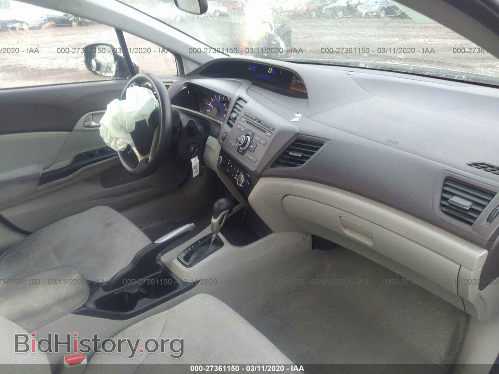 2012 HONDA CIVIC - VIN: 19XFB2F54CE075783 - Фото 5