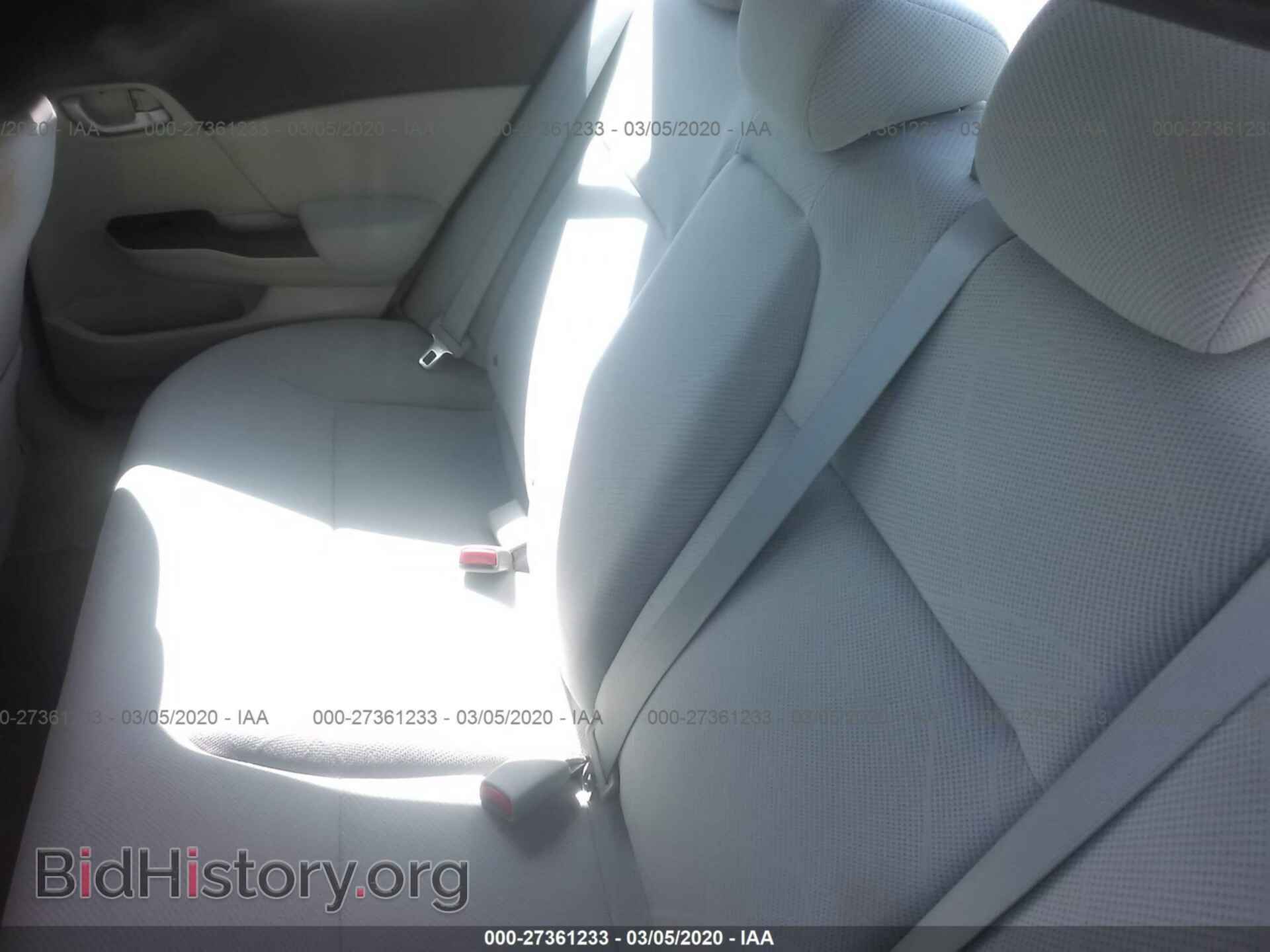 2012 HONDA CIVIC - VIN: 2HGFB2F51CH315166 - Фото 8