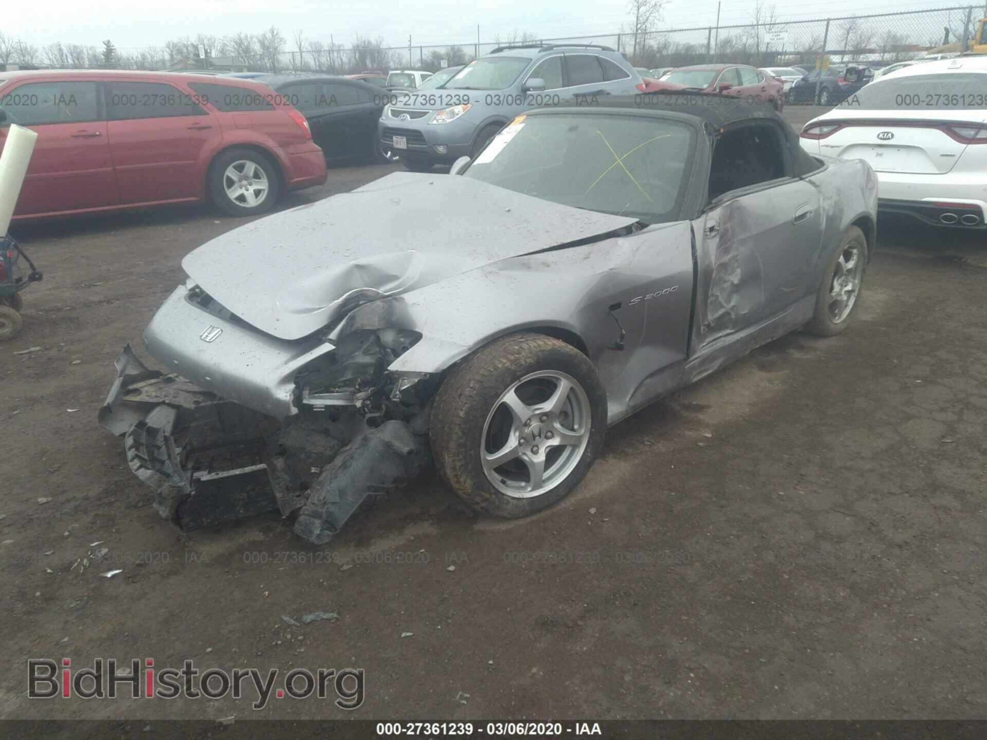 2003 HONDA S2000 - VIN: JHMAP114X3T002881 - Фото 2