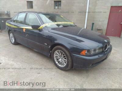 2003 BMW 530 I Automatic, blue — VIN WBADT63473CK33416, IAAI