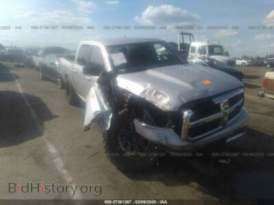 2019 RAM 1500 CLASSIC SLT, серебристый — VIN 1C6RR7LT5KS549784, IAAI