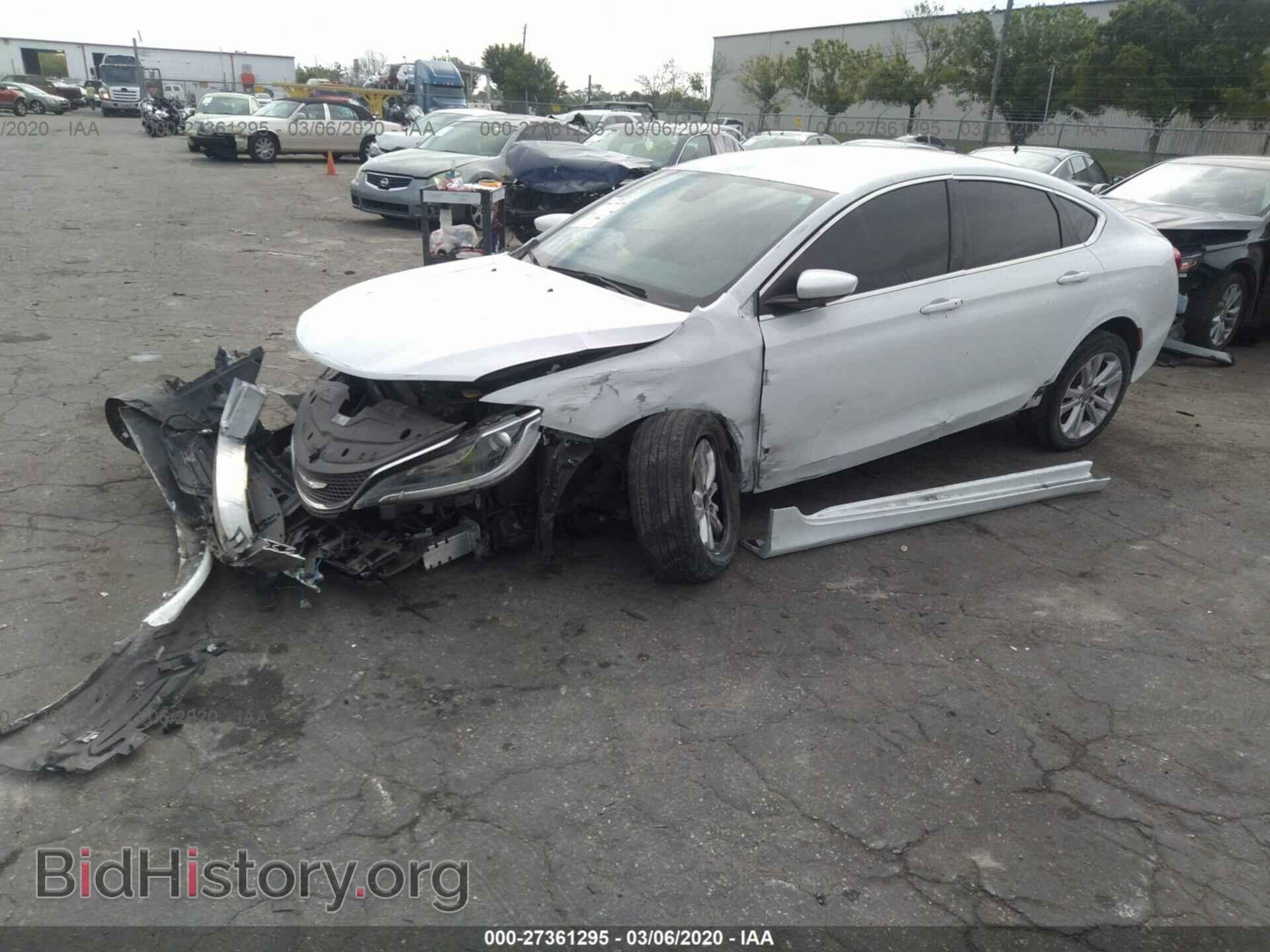 2015 CHRYSLER 200 - VIN: 1C3CCCAB6FN695431 - Фото 2