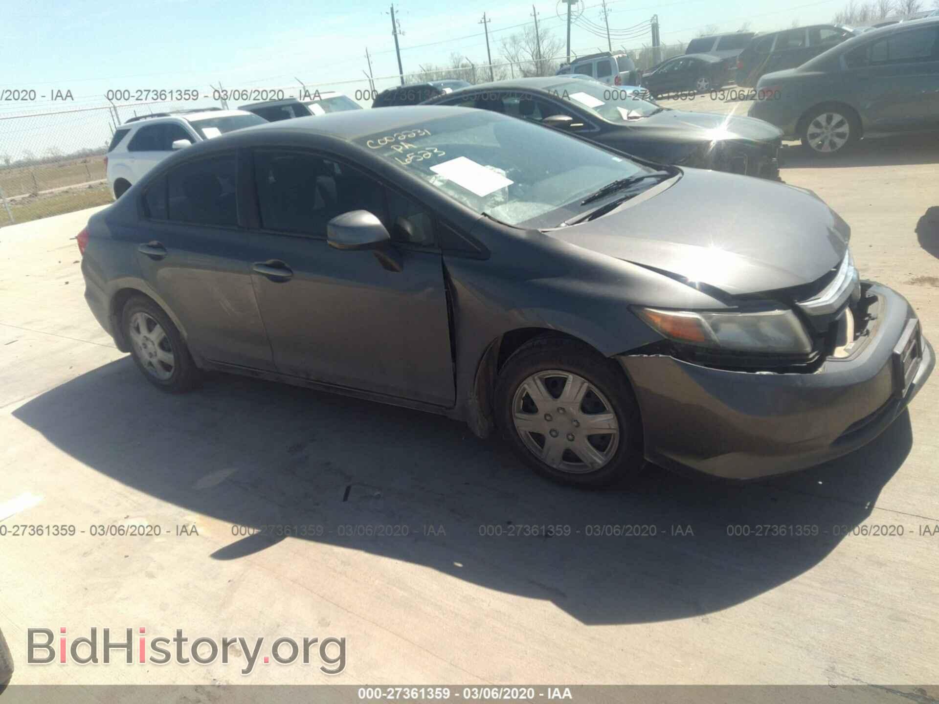 Фотография 2HGFB2F5XCH576523 - HONDA CIVIC 2012