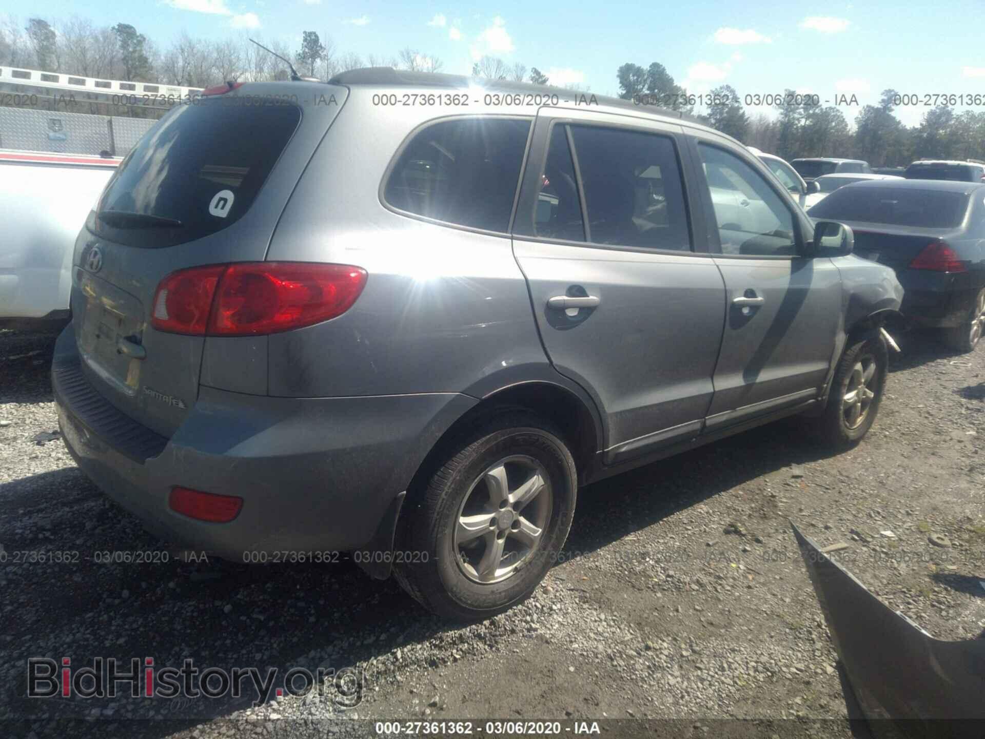 2008 HYUNDAI SANTA FE - VIN: 5NMSG13D38H187349 - Фото 4