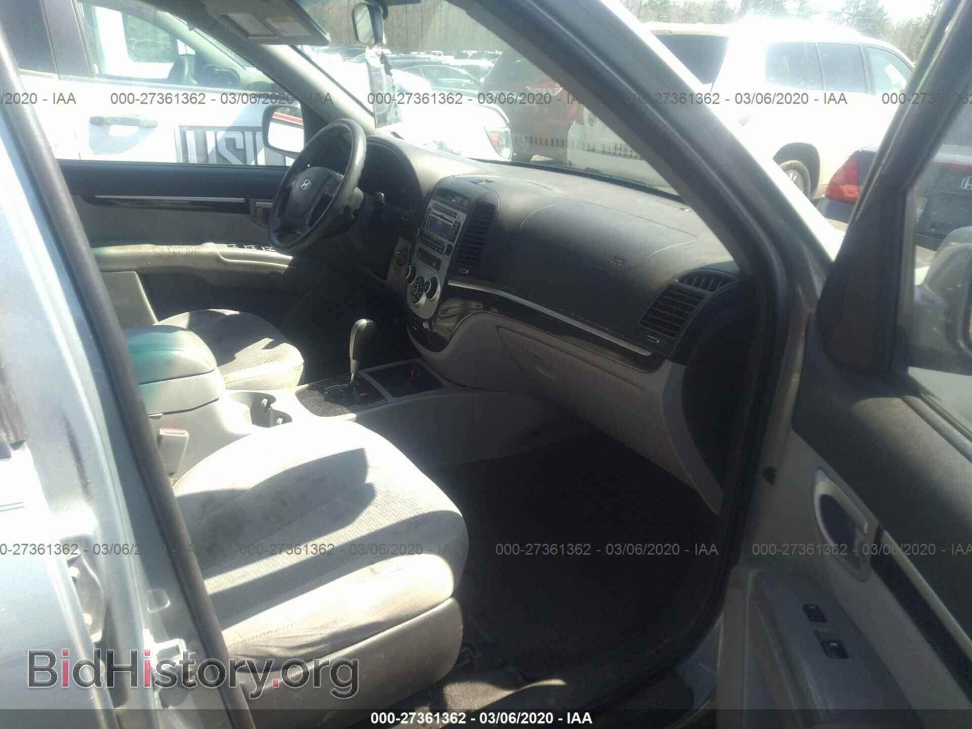 2008 HYUNDAI SANTA FE - VIN: 5NMSG13D38H187349 - Фото 5