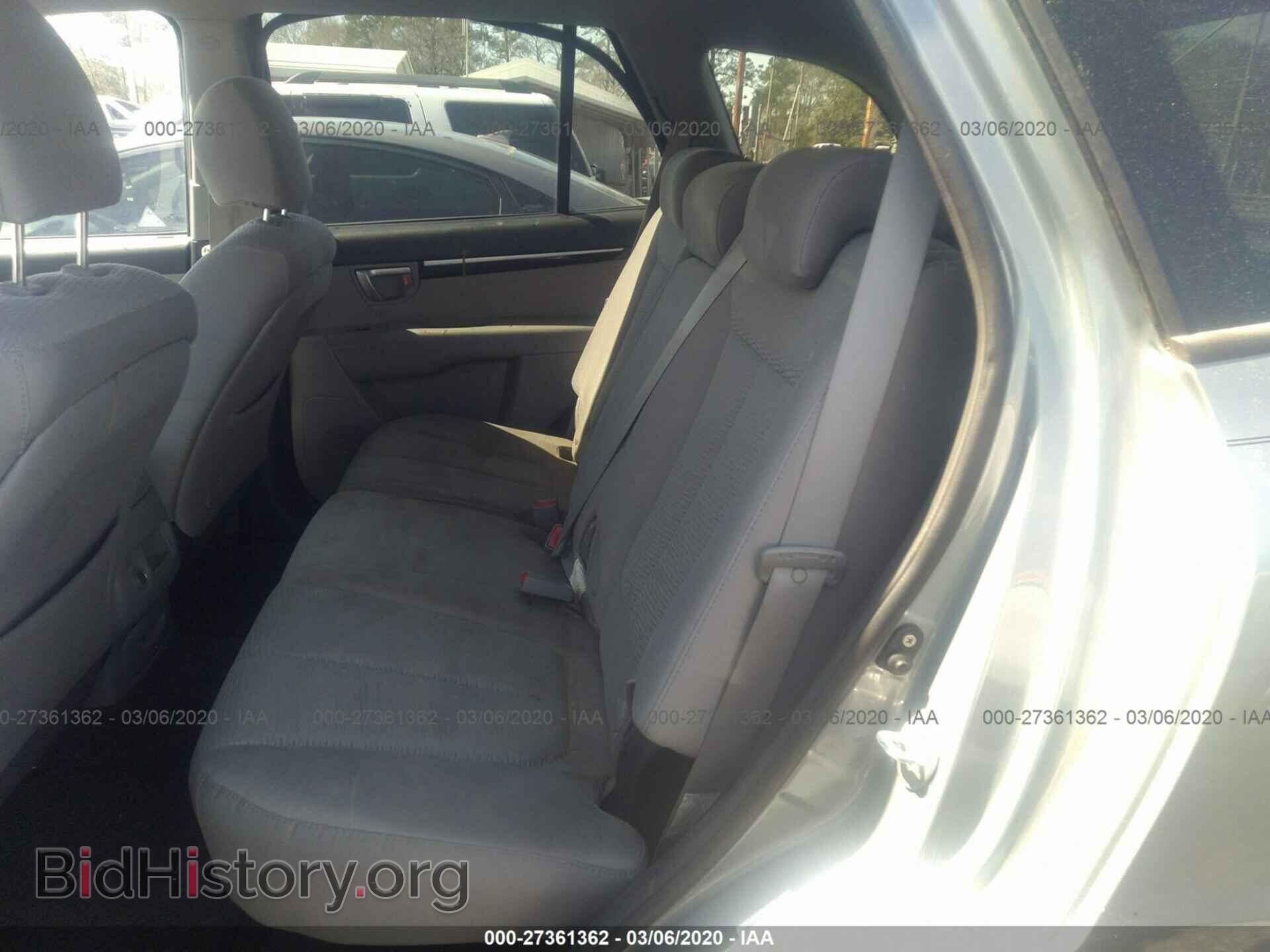 2008 HYUNDAI SANTA FE - VIN: 5NMSG13D38H187349 - Фото 8