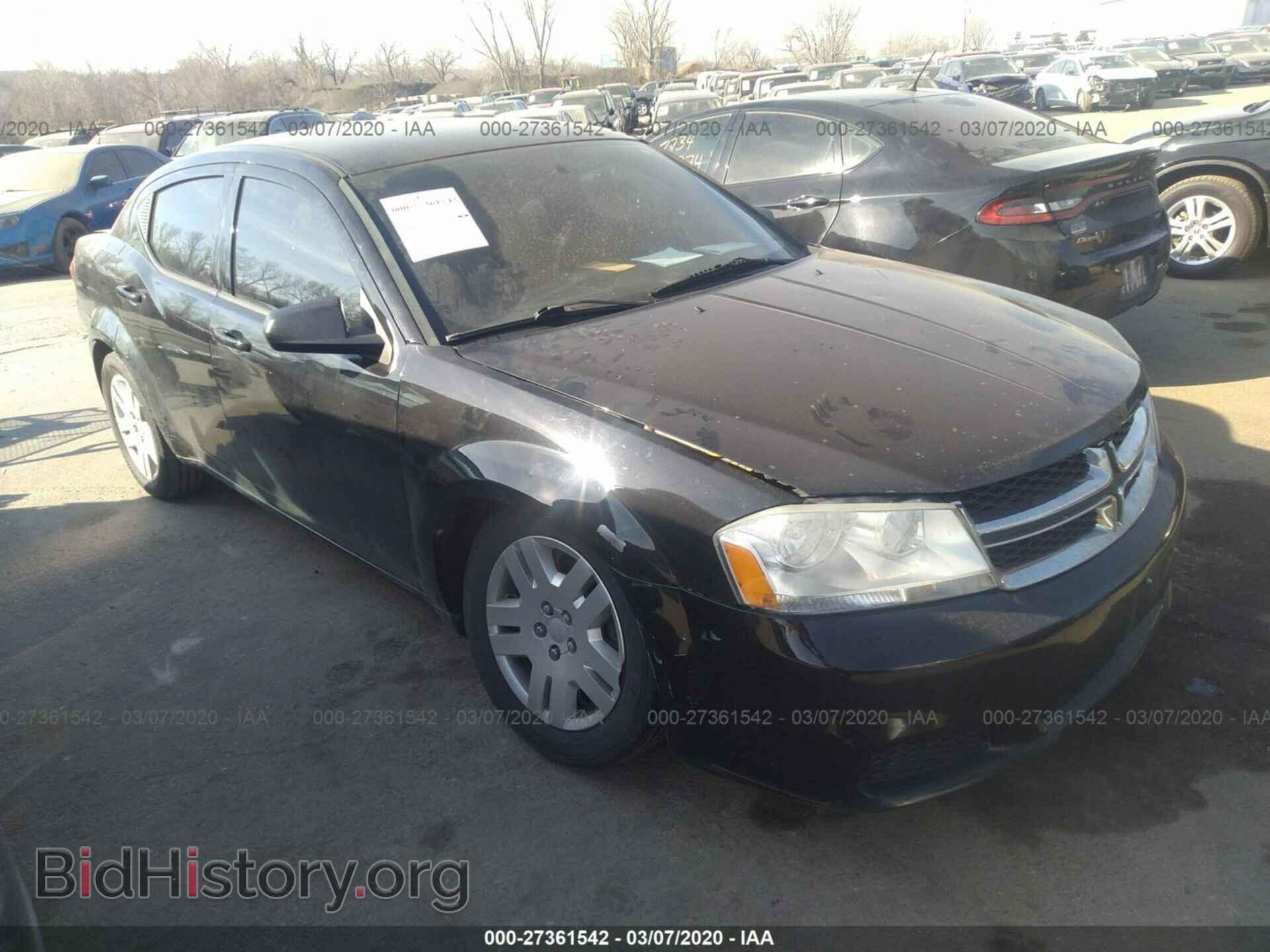 Photo 1C3CDZAB6DN726027 - DODGE AVENGER 2013
