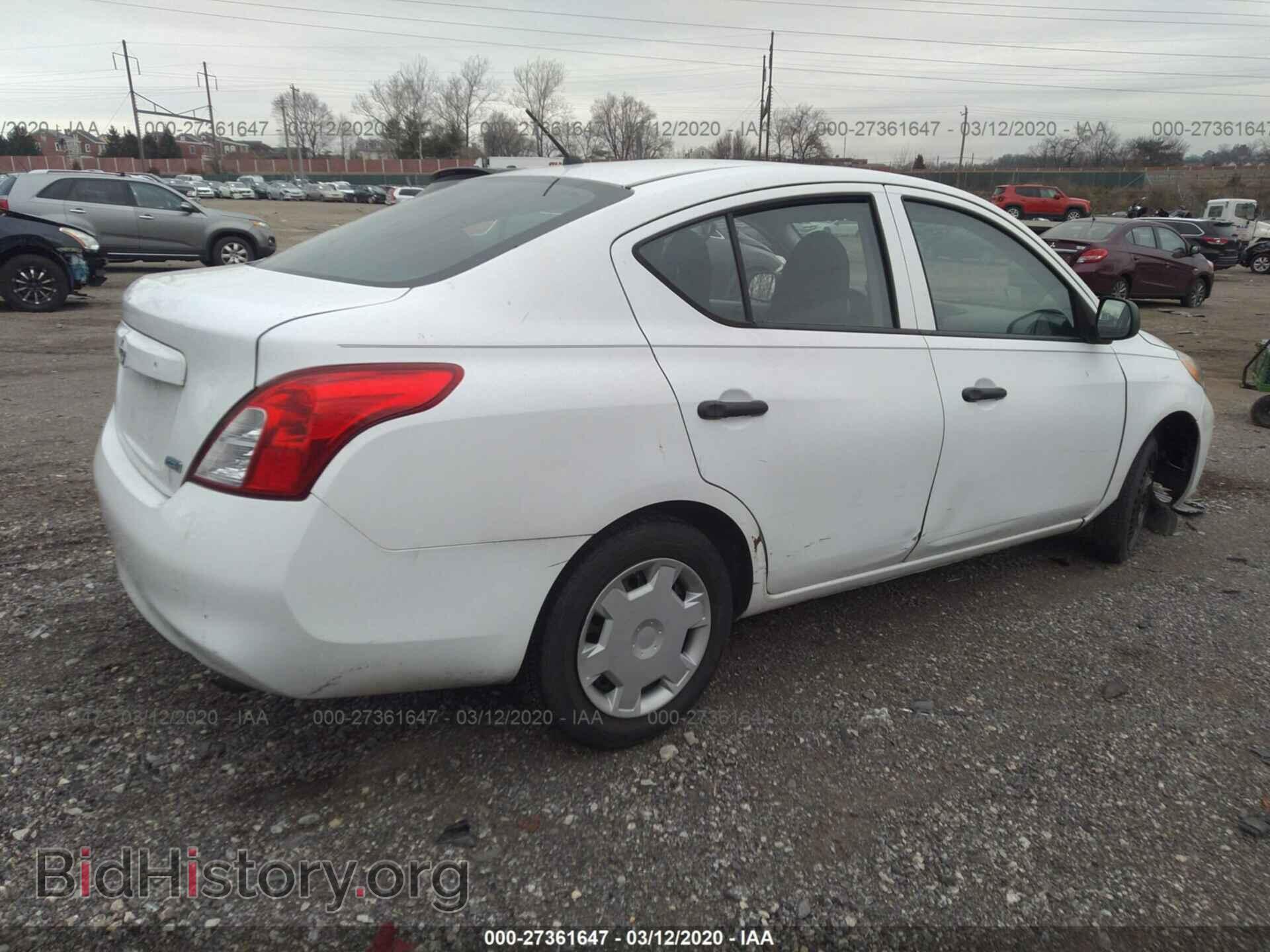 2012 NISSAN VERSA - VIN: 3N1CN7AP5CL930621 - Фото 4