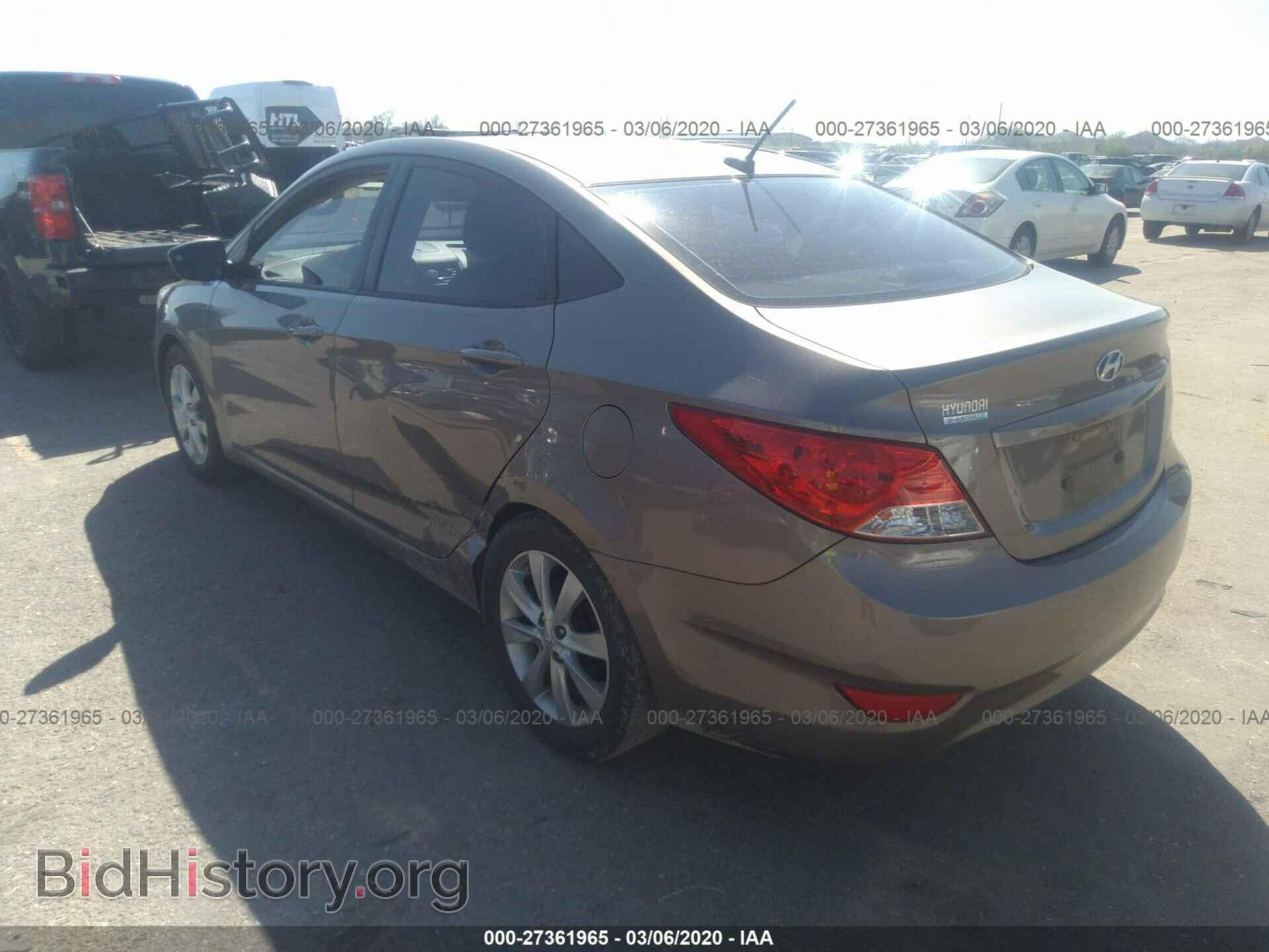 2013 HYUNDAI ACCENT - VIN: KMHCU4AE5DU424996 - Фото 3