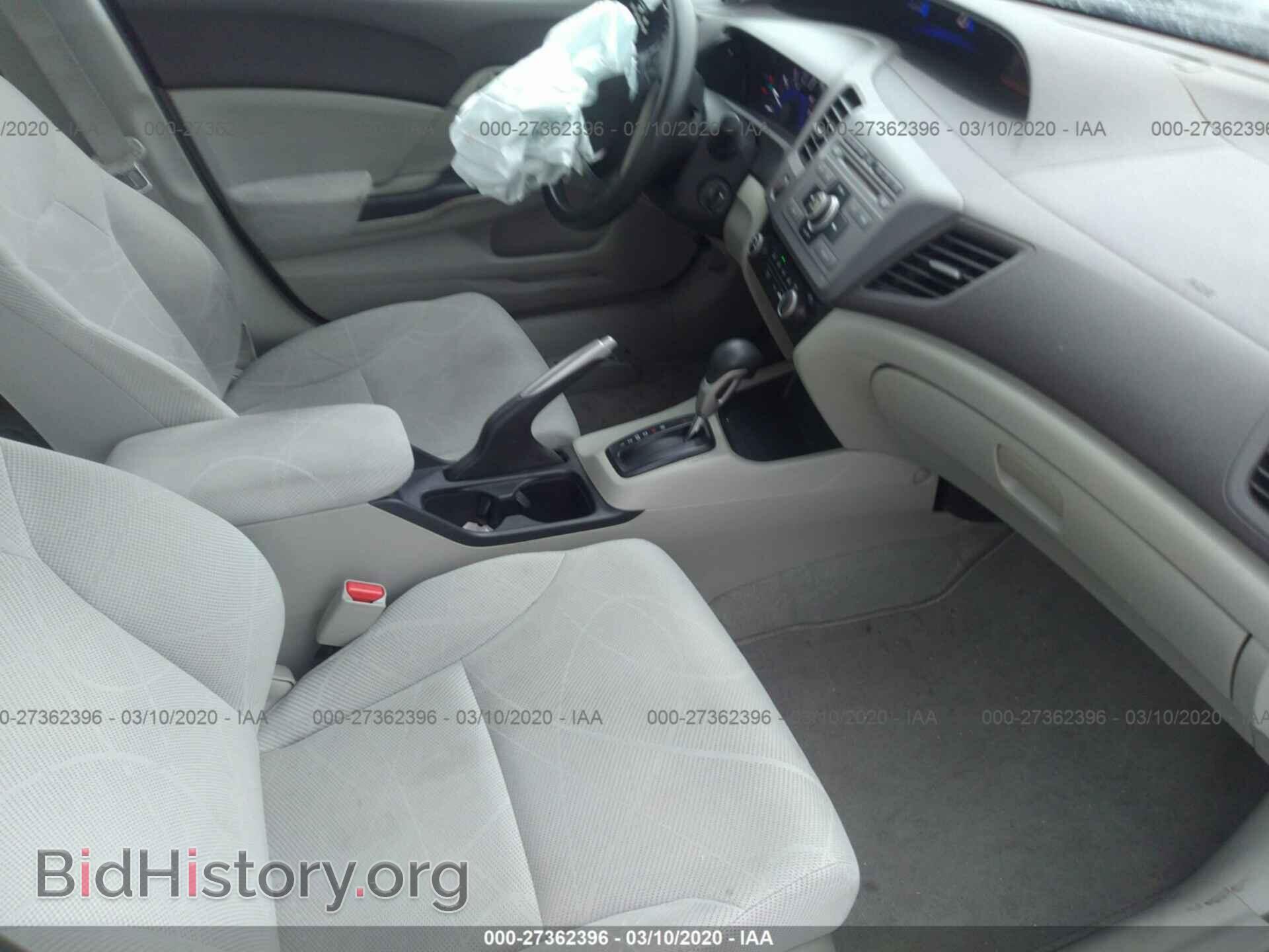 2012 HONDA CIVIC - VIN: 19XFB2F53CE307158 - Фото 5
