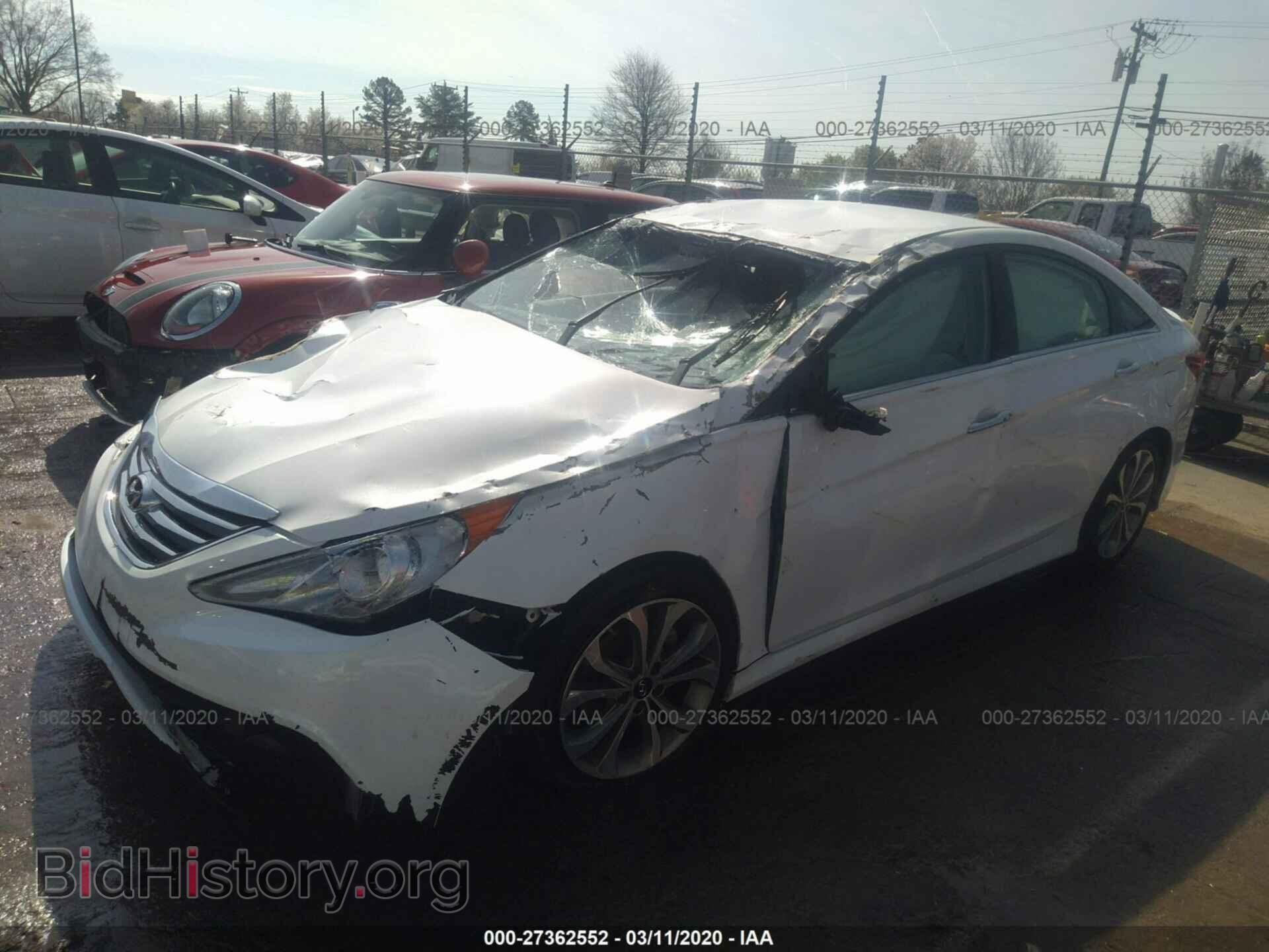 2014 HYUNDAI SONATA - VIN: 5NPEC4AC6EH821062 - Фото 2