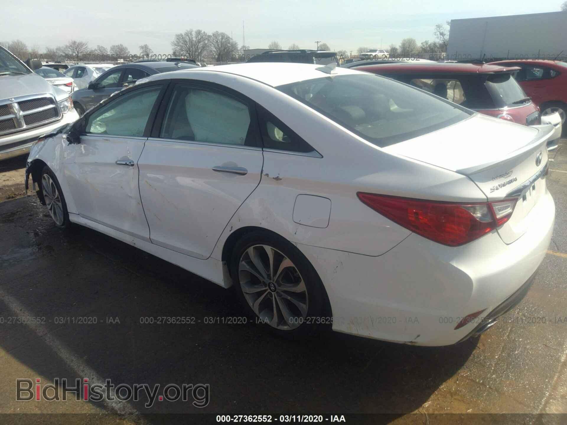 2014 HYUNDAI SONATA - VIN: 5NPEC4AC6EH821062 - Фото 3
