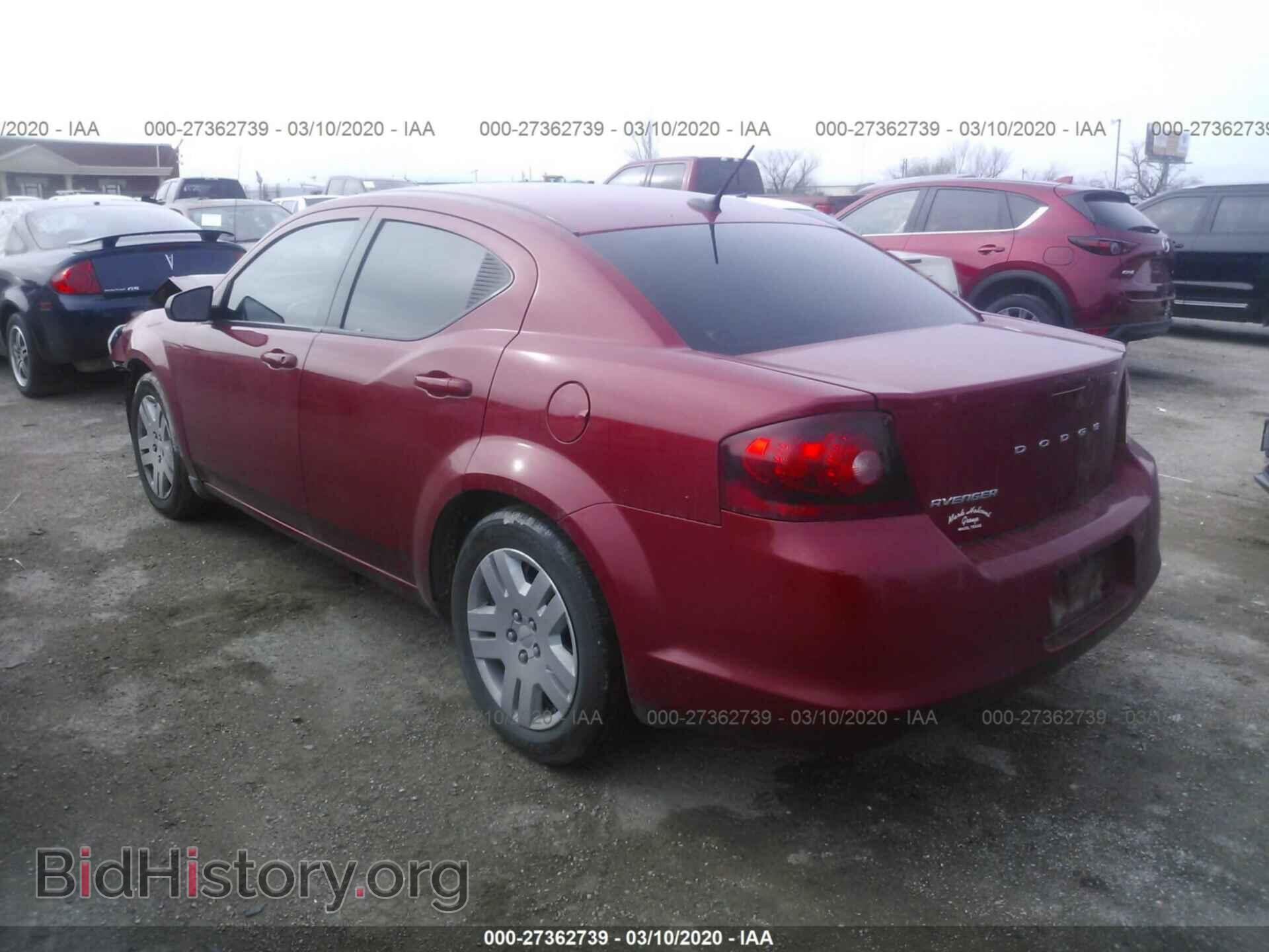 2012 DODGE AVENGER - VIN: 1C3CDZAB3CN190426 - Фото 3