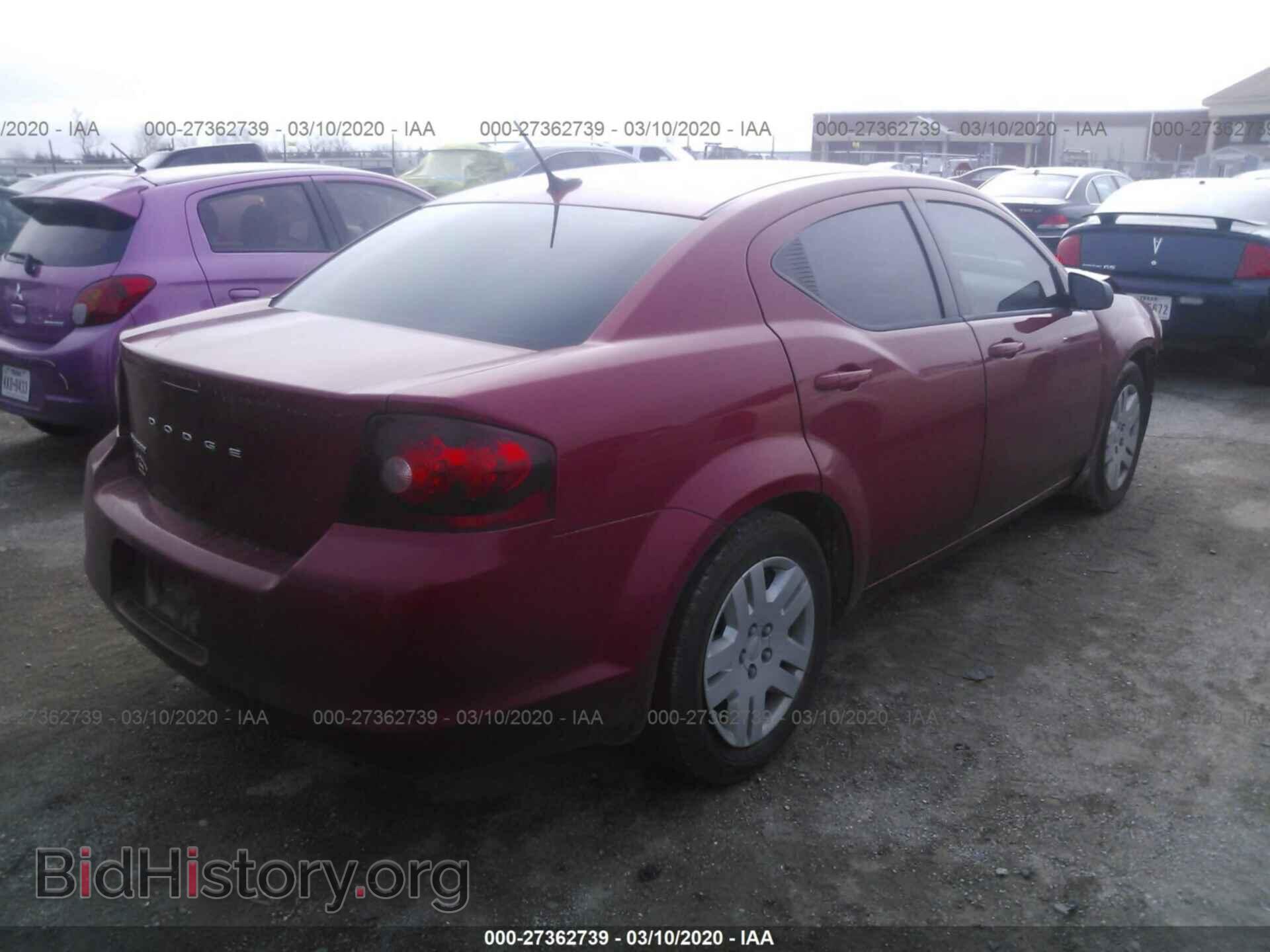 2012 DODGE AVENGER - VIN: 1C3CDZAB3CN190426 - Фото 4