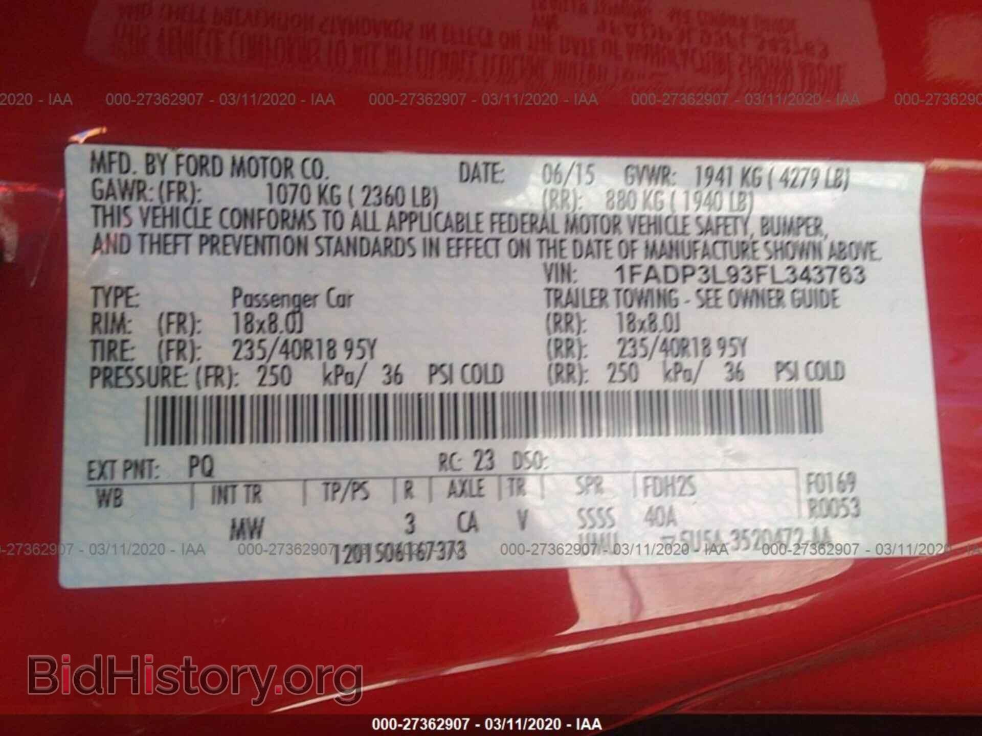 2015 FORD FOCUS - VIN: 1FADP3L93FL343763 - Photo 9