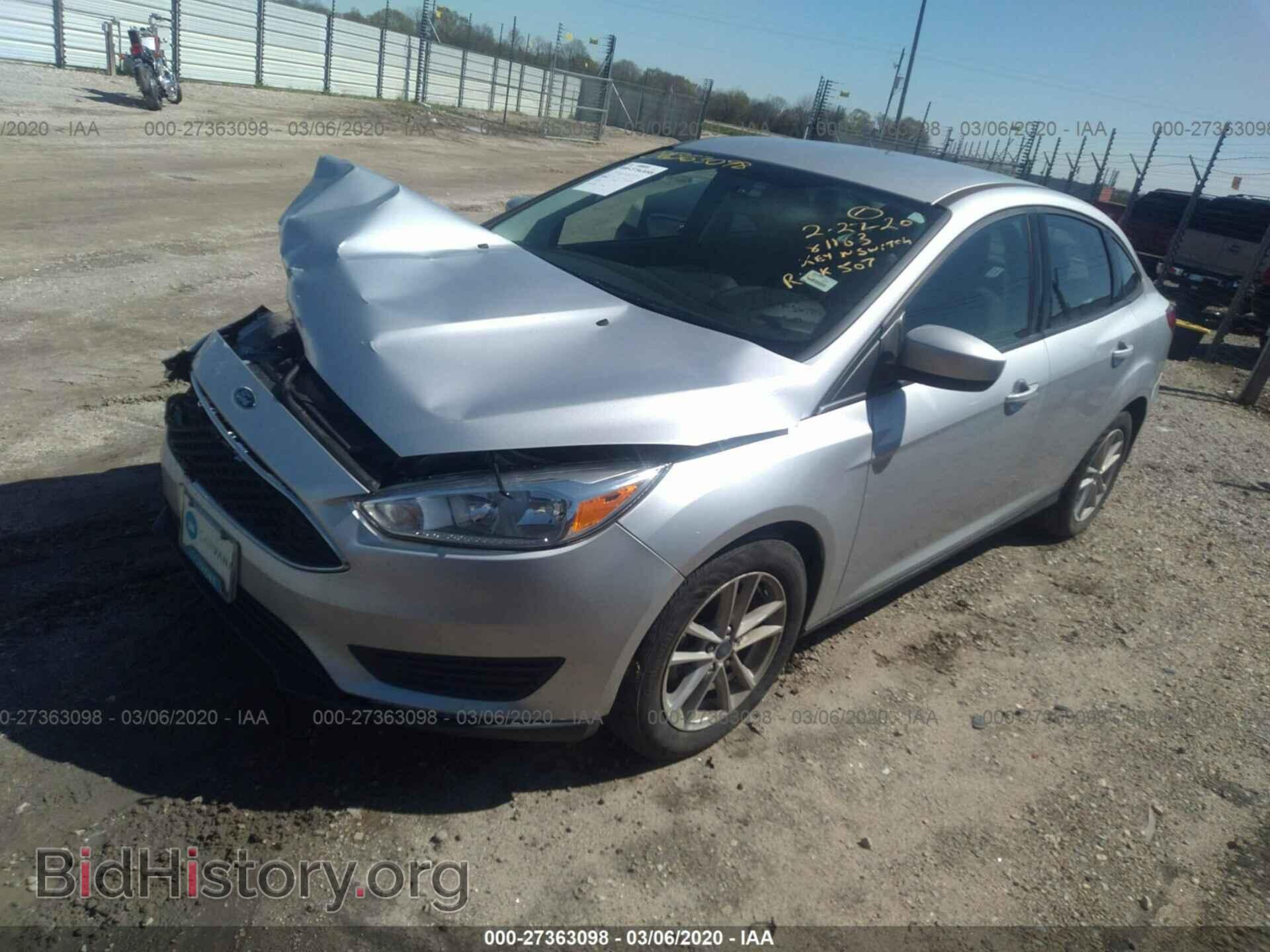 2018 FORD FOCUS - VIN: 1FADP3F22JL226229 - Фото 2