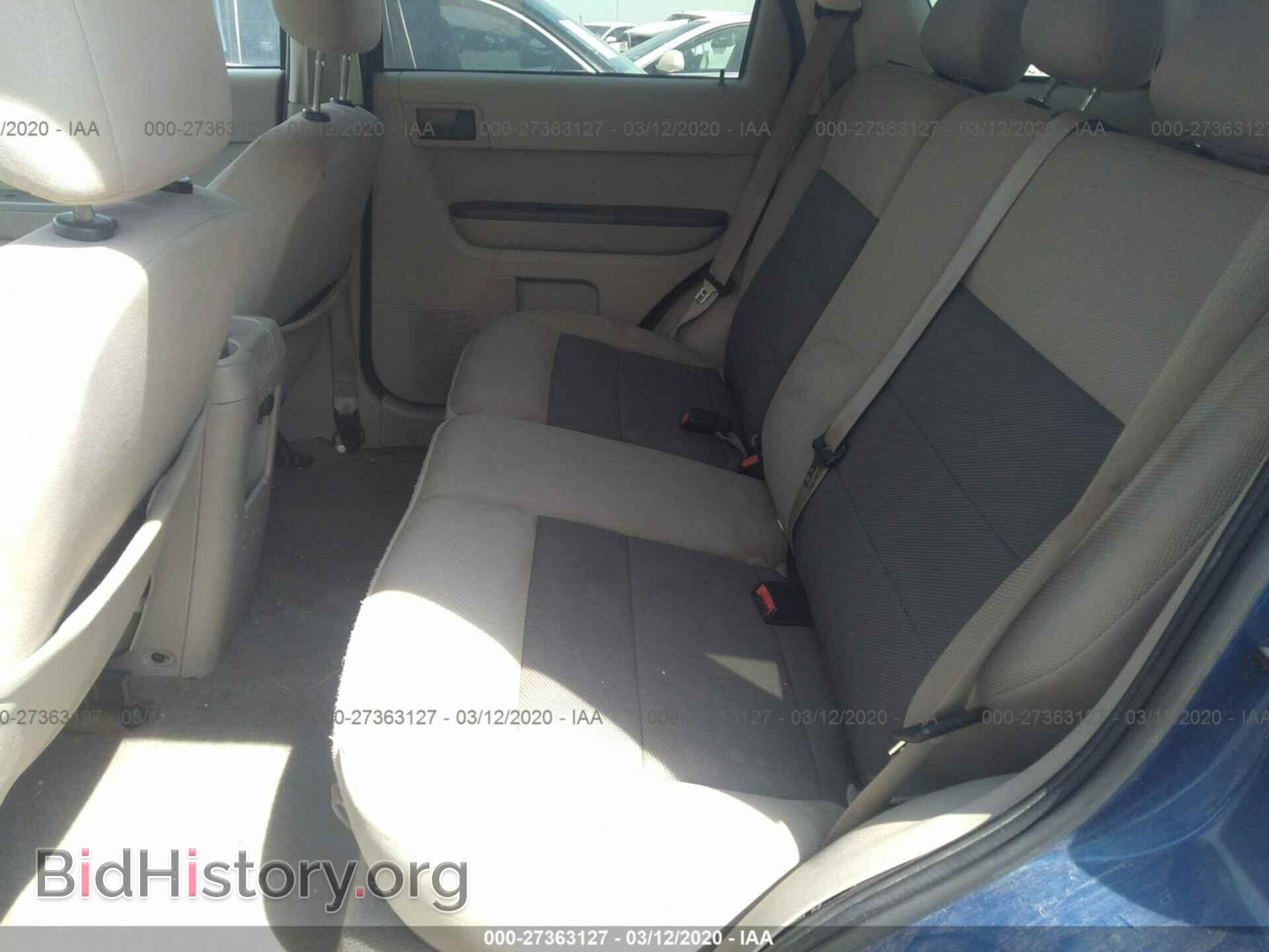 2008 FORD ESCAPE - VIN: 1FMCU49H08KA25753 - Фото 8