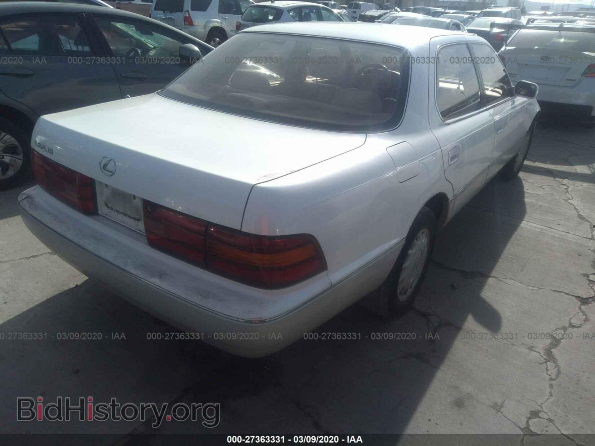 1991 LEXUS LS - VIN: JT8UF11E4M0061341 - Фото 4