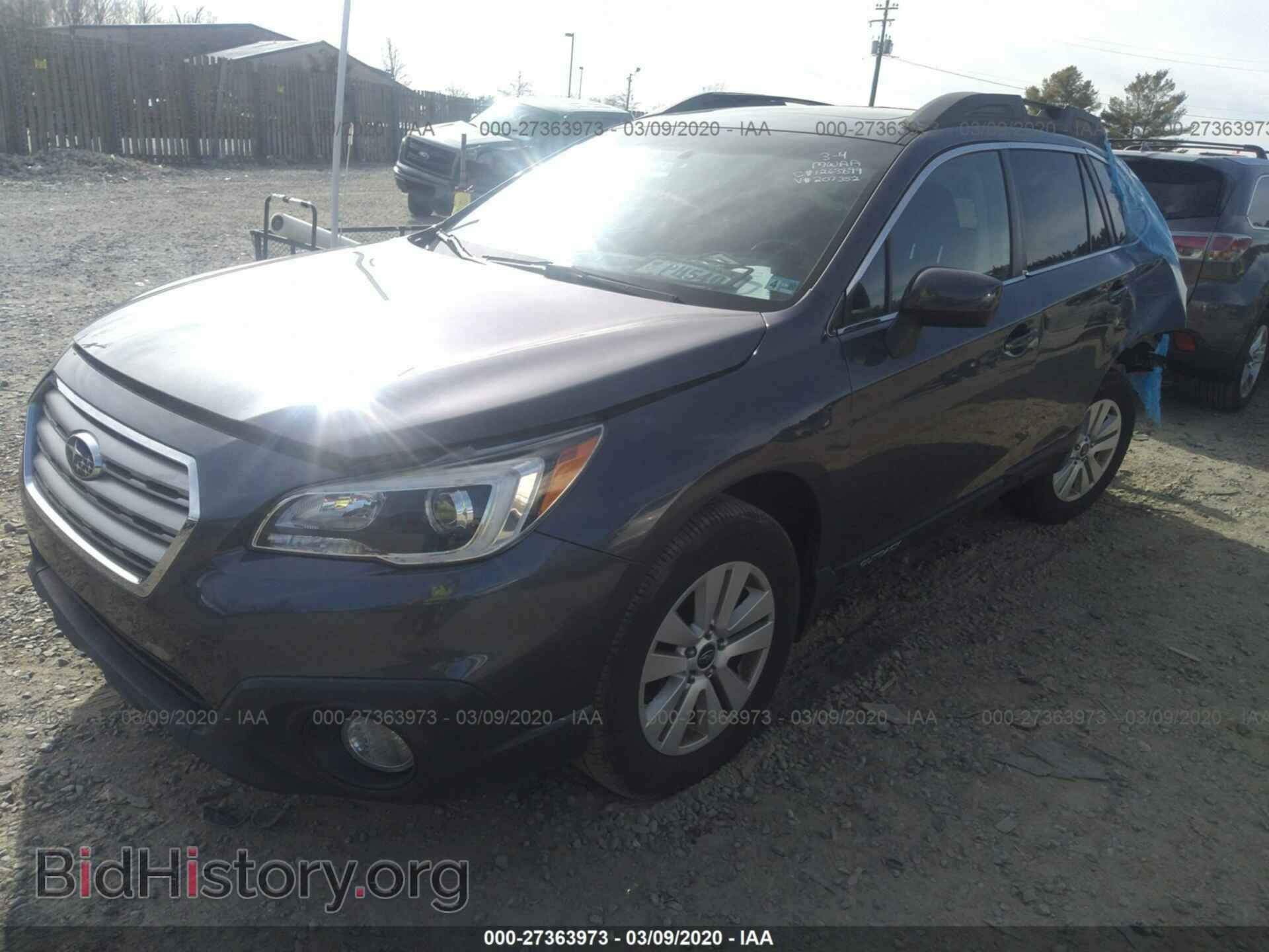 2015 SUBARU OUTBACK - VIN: 4S4BSADC1F3207352 - Фото 2