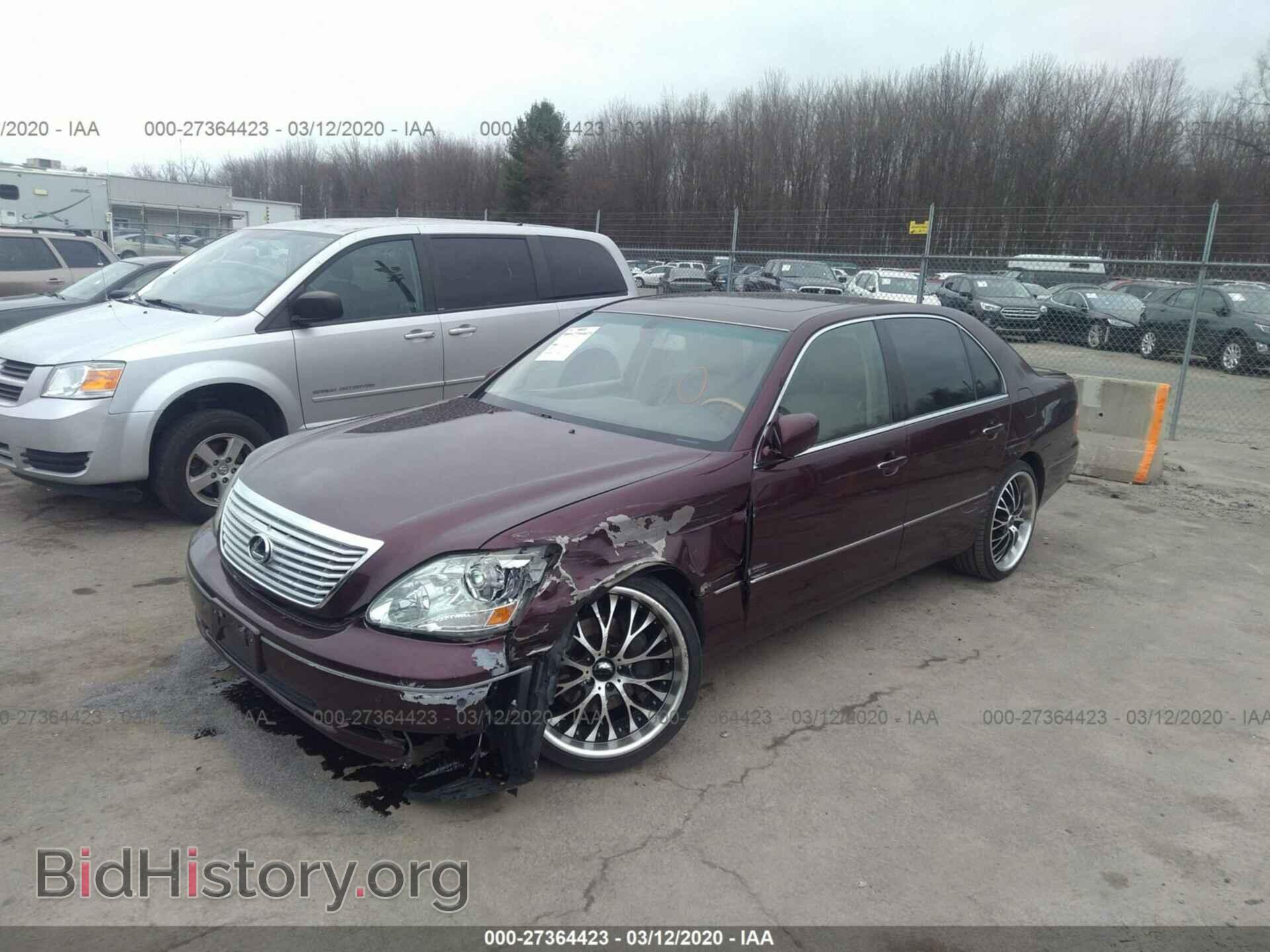 2005 LEXUS LS - VIN: JTHBN36F555006876 - Фото 2