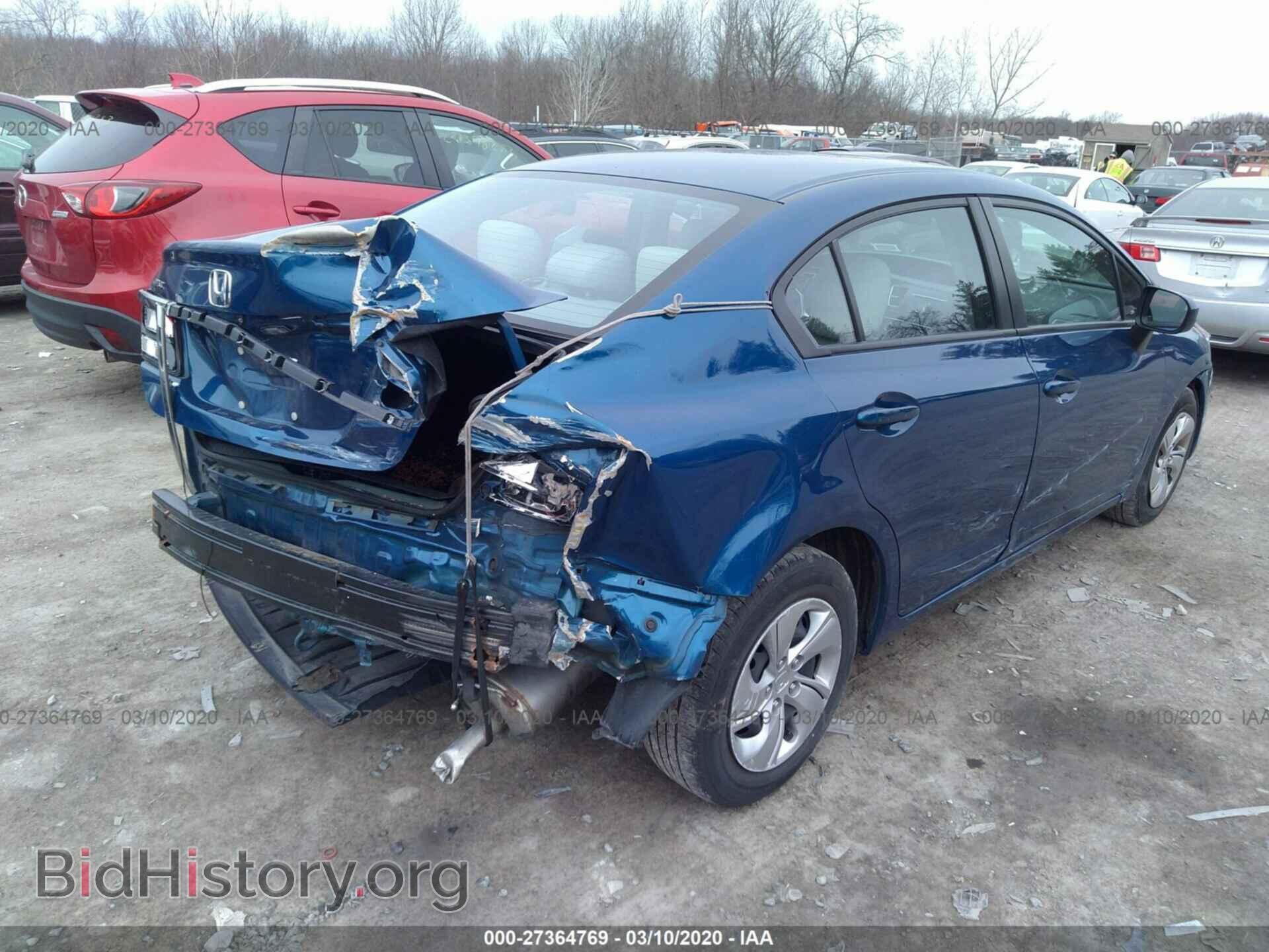 2014 HONDA CIVIC - VIN: 19XFB2F50EE204881 - Фото 4