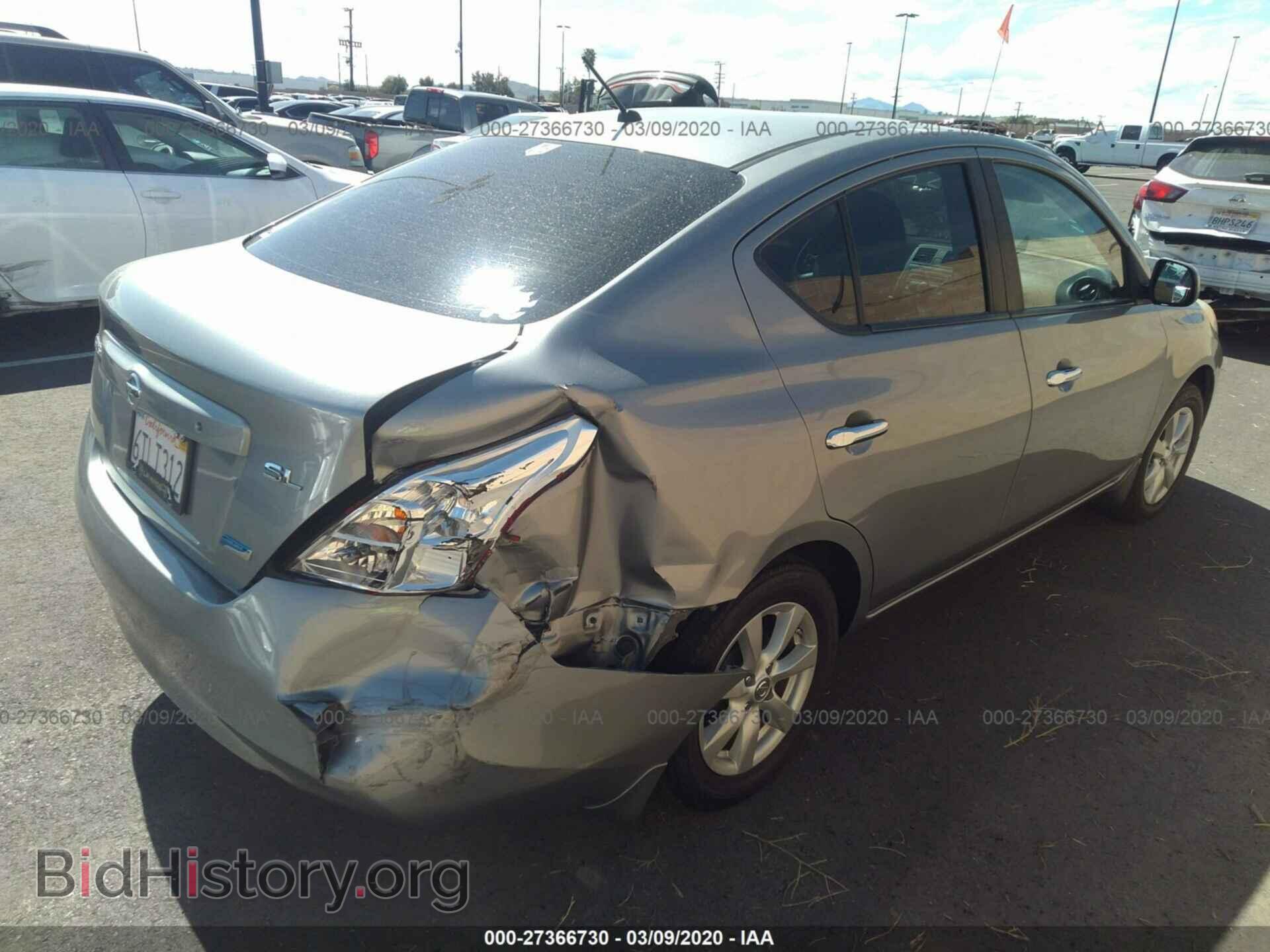 2012 NISSAN VERSA - VIN: 3N1CN7AP6CL803053 - Фото 4