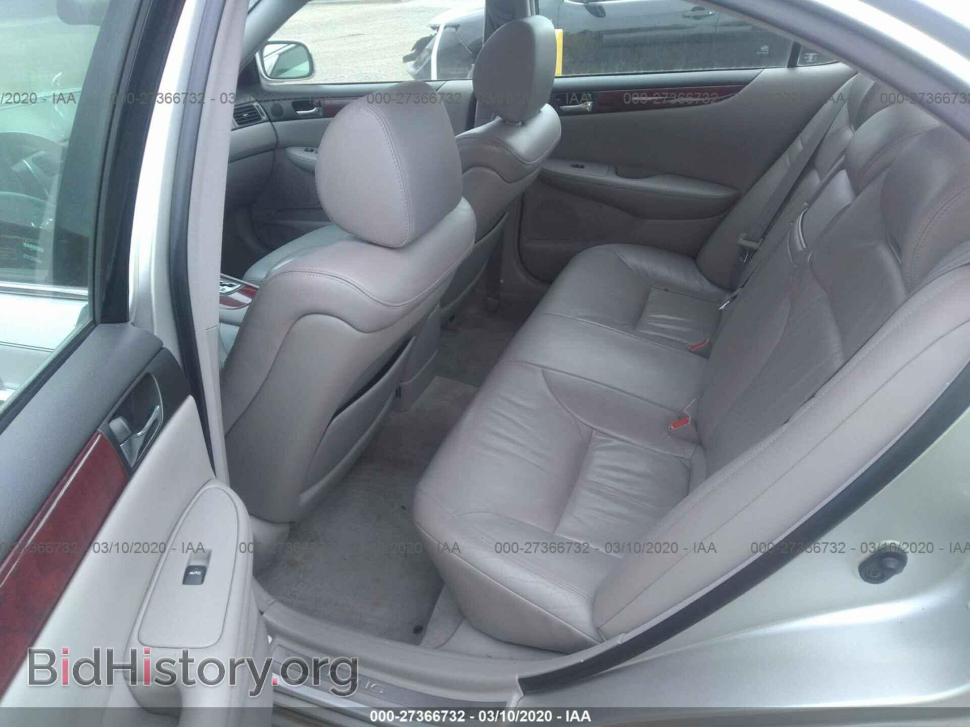 2003 LEXUS ES - VIN: JTHBF30G230103607 - Photo 8