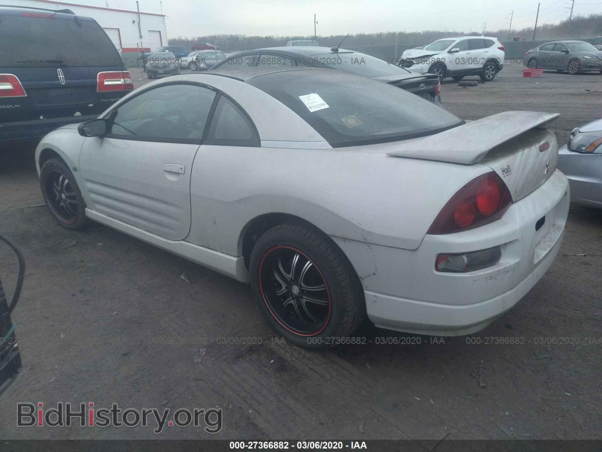2001 MITSUBISHI ECLIPSE - VIN: 4A3AC84H61E175087 - Фото 3