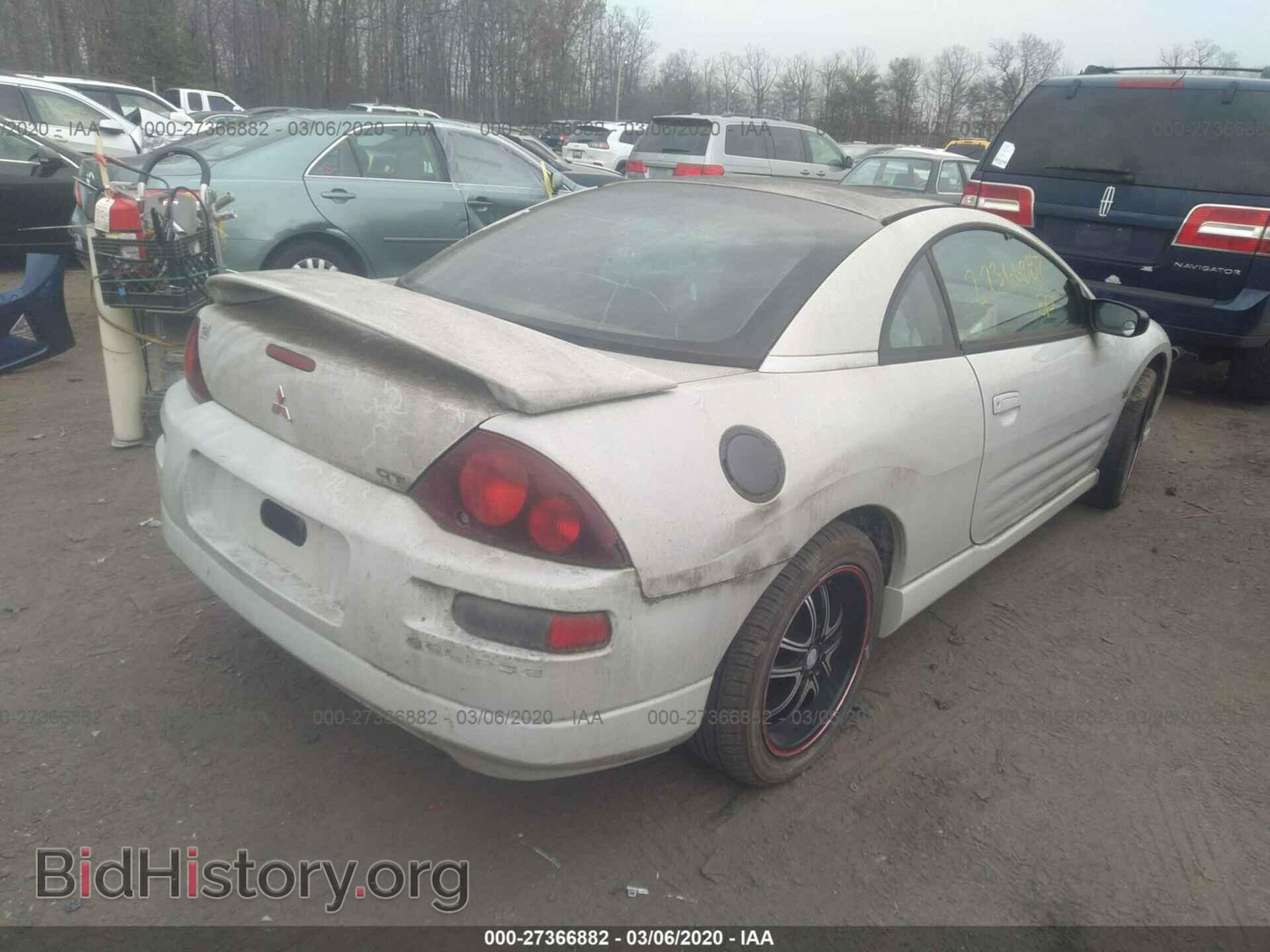 2001 MITSUBISHI ECLIPSE - VIN: 4A3AC84H61E175087 - Фото 4