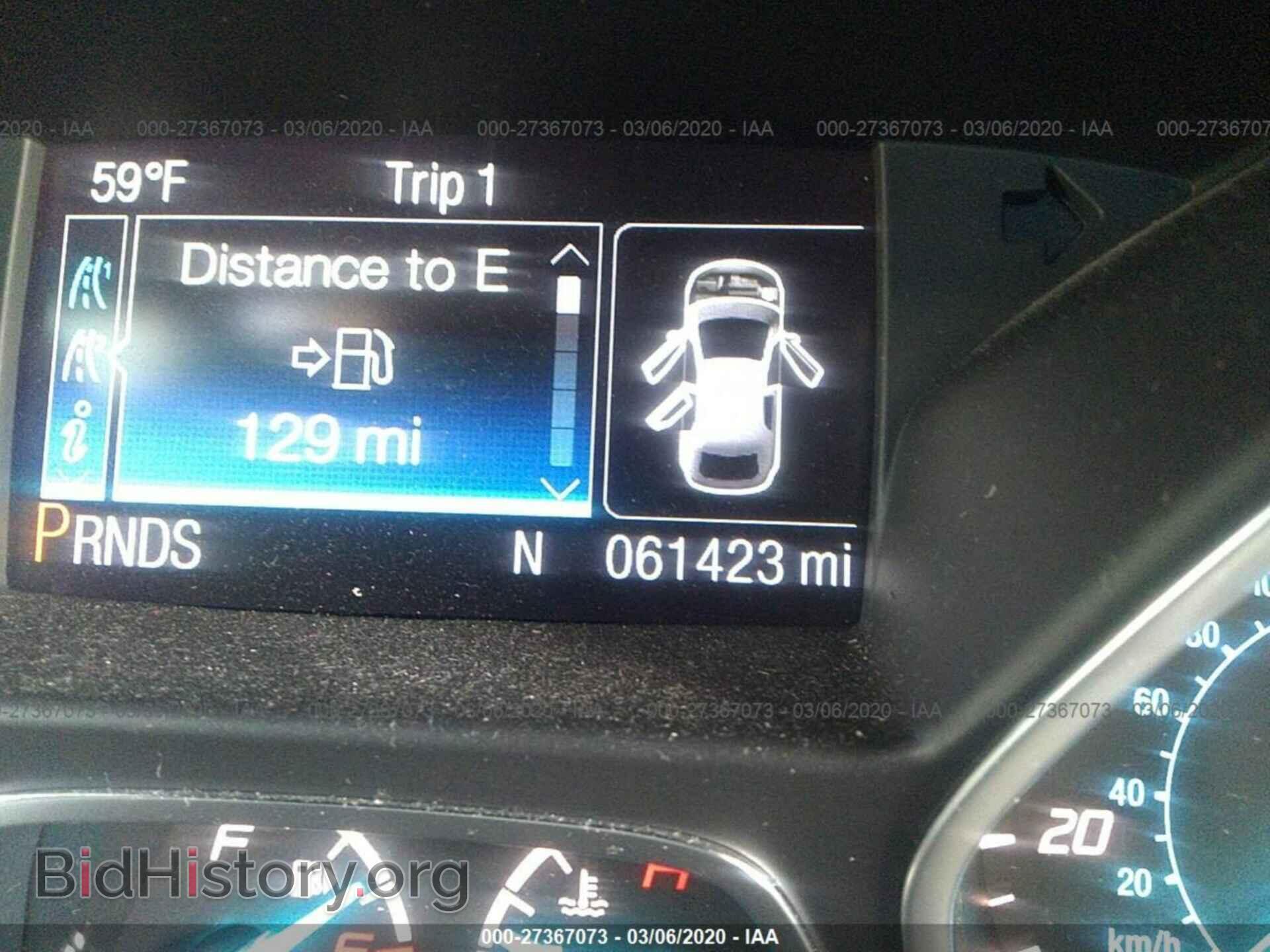 2014 FORD ESCAPE - VIN: 1FMCU9J96EUA45037 - Фото 7