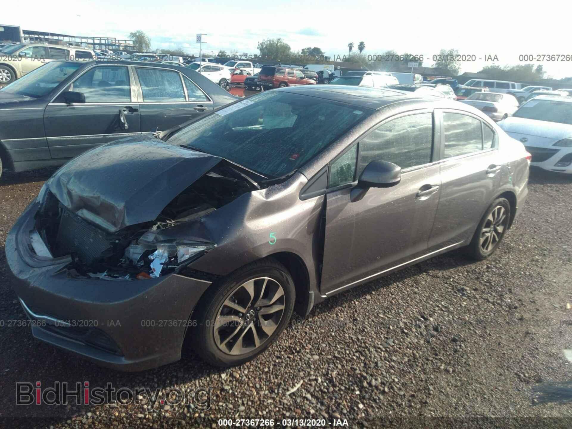 2013 HONDA CIVIC - VIN: 19XFB2F84DE099027 - Фото 2