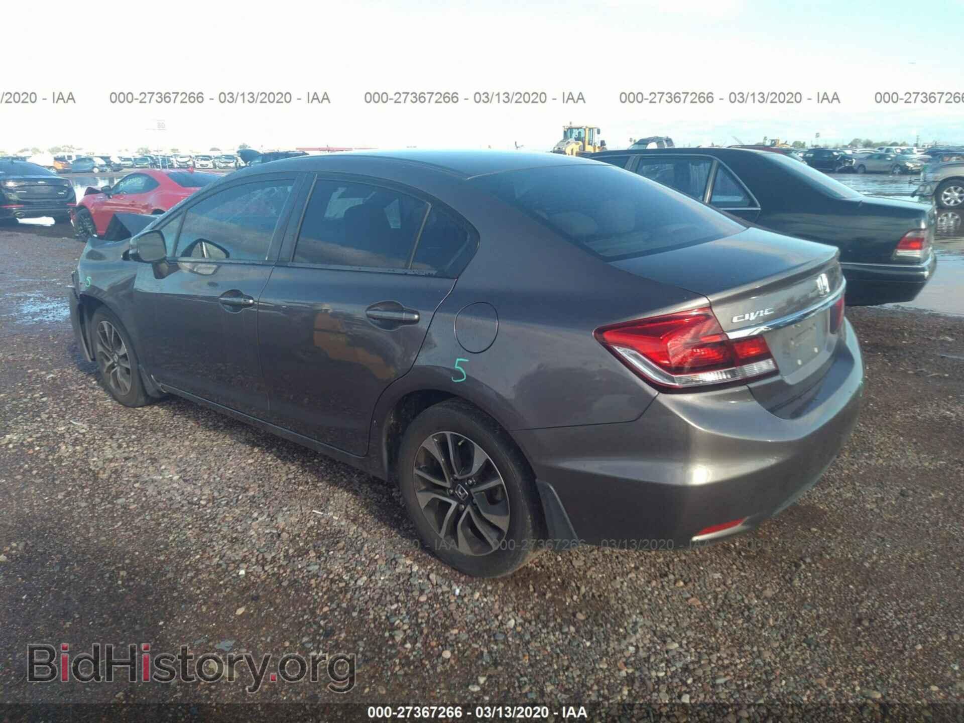 2013 HONDA CIVIC - VIN: 19XFB2F84DE099027 - Фото 3