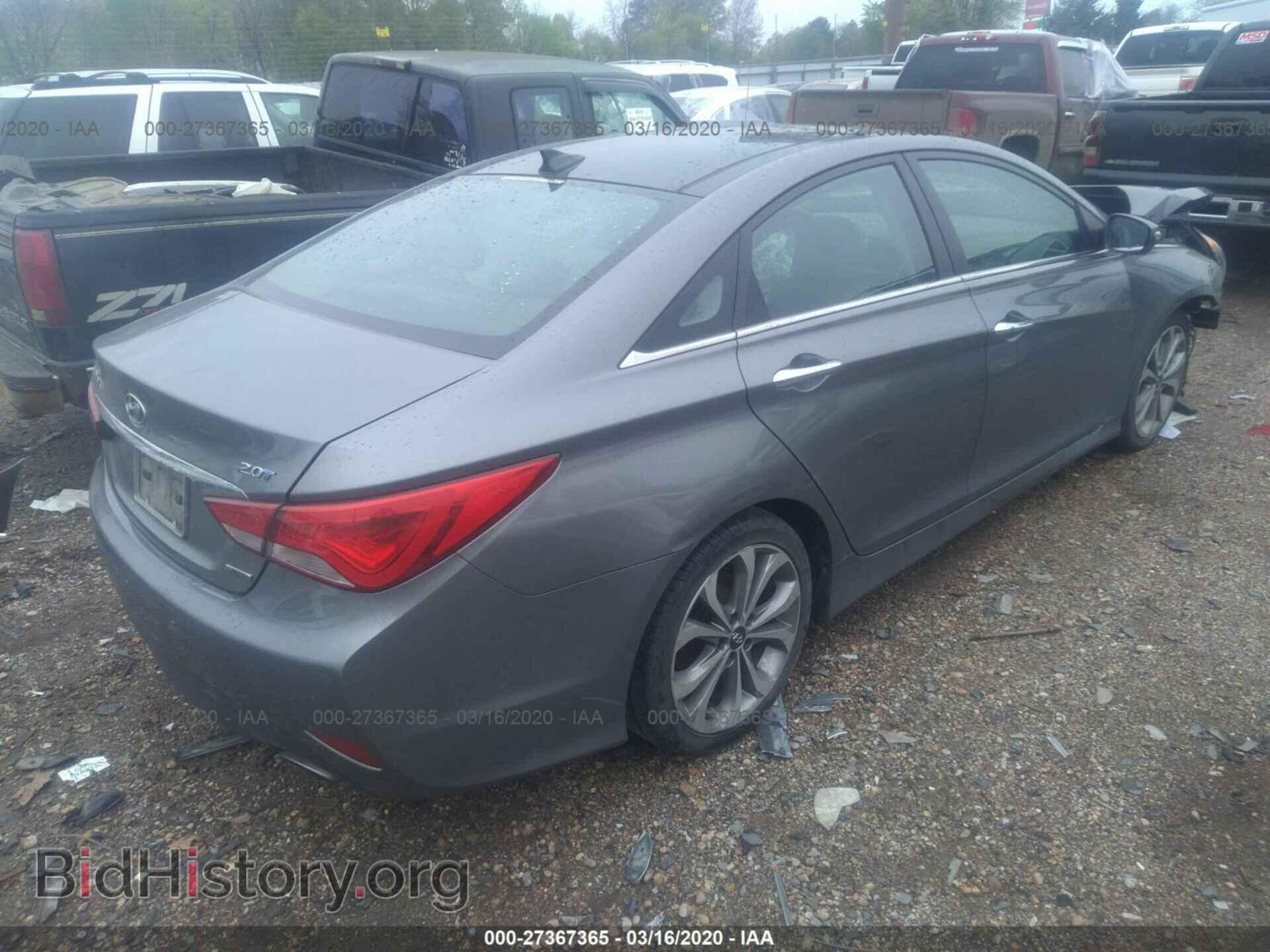 2014 HYUNDAI SONATA - VIN: 5NPEC4ABXEH820360 - Фото 4