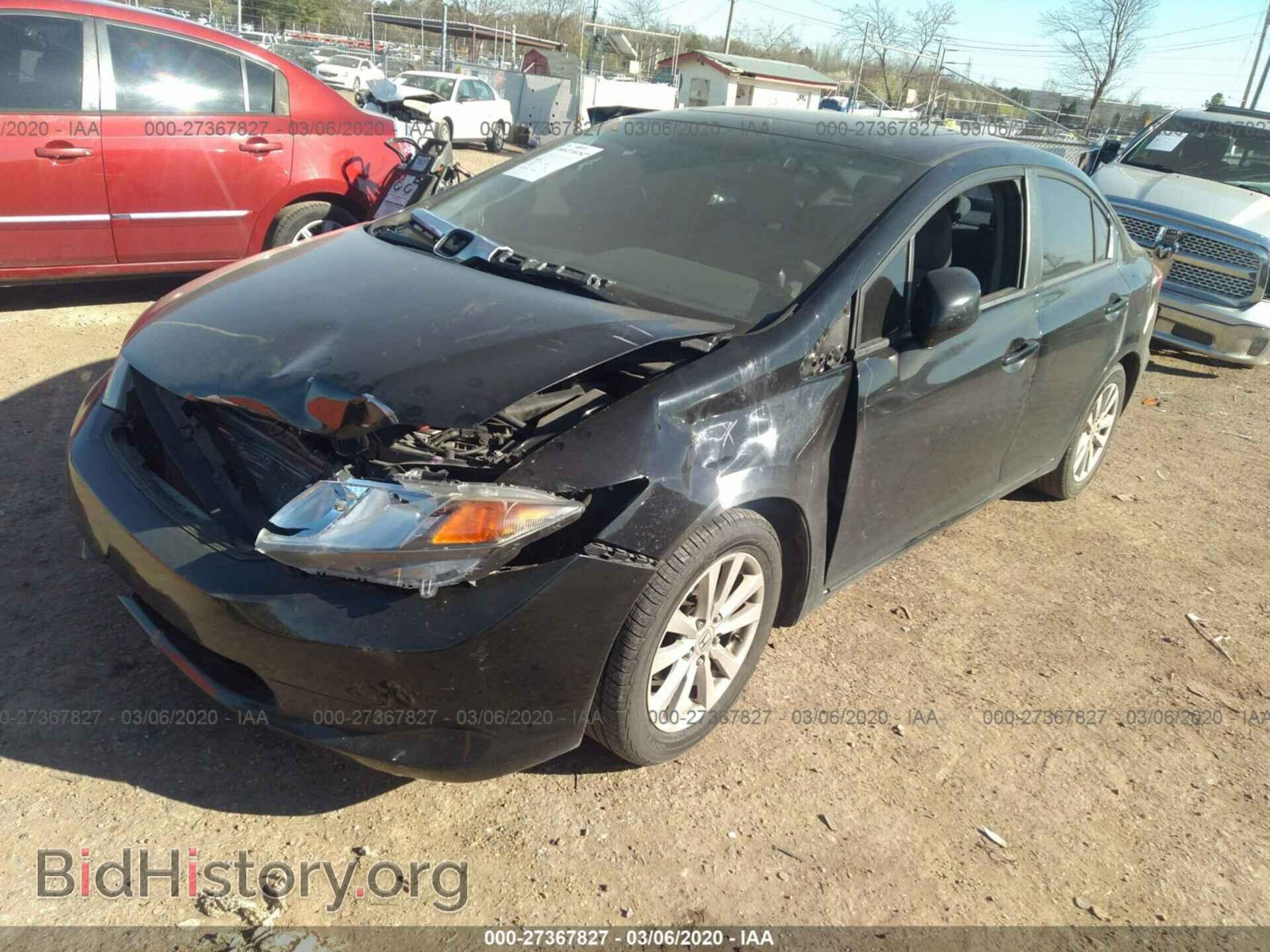 2012 HONDA CIVIC - VIN: 19XFB2F82CE063190 - Фото 2