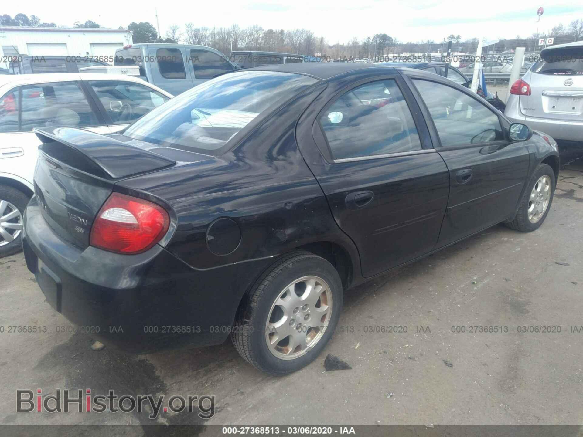 2005 DODGE NEON - VIN: 1B3ES56C45D104801 - Фото 4