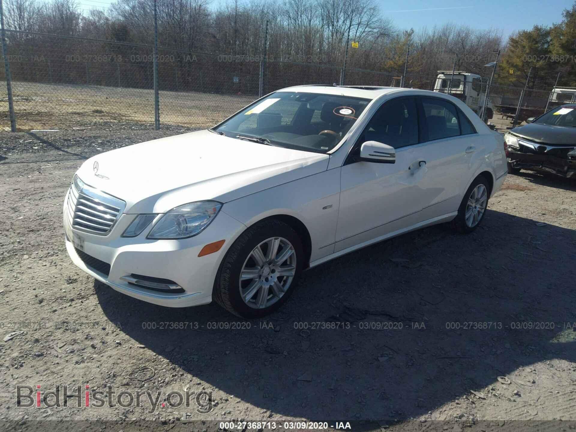 2012 MERCEDES-BENZ E - VIN: WDDHF8JB2CA647066 - Photo 2
