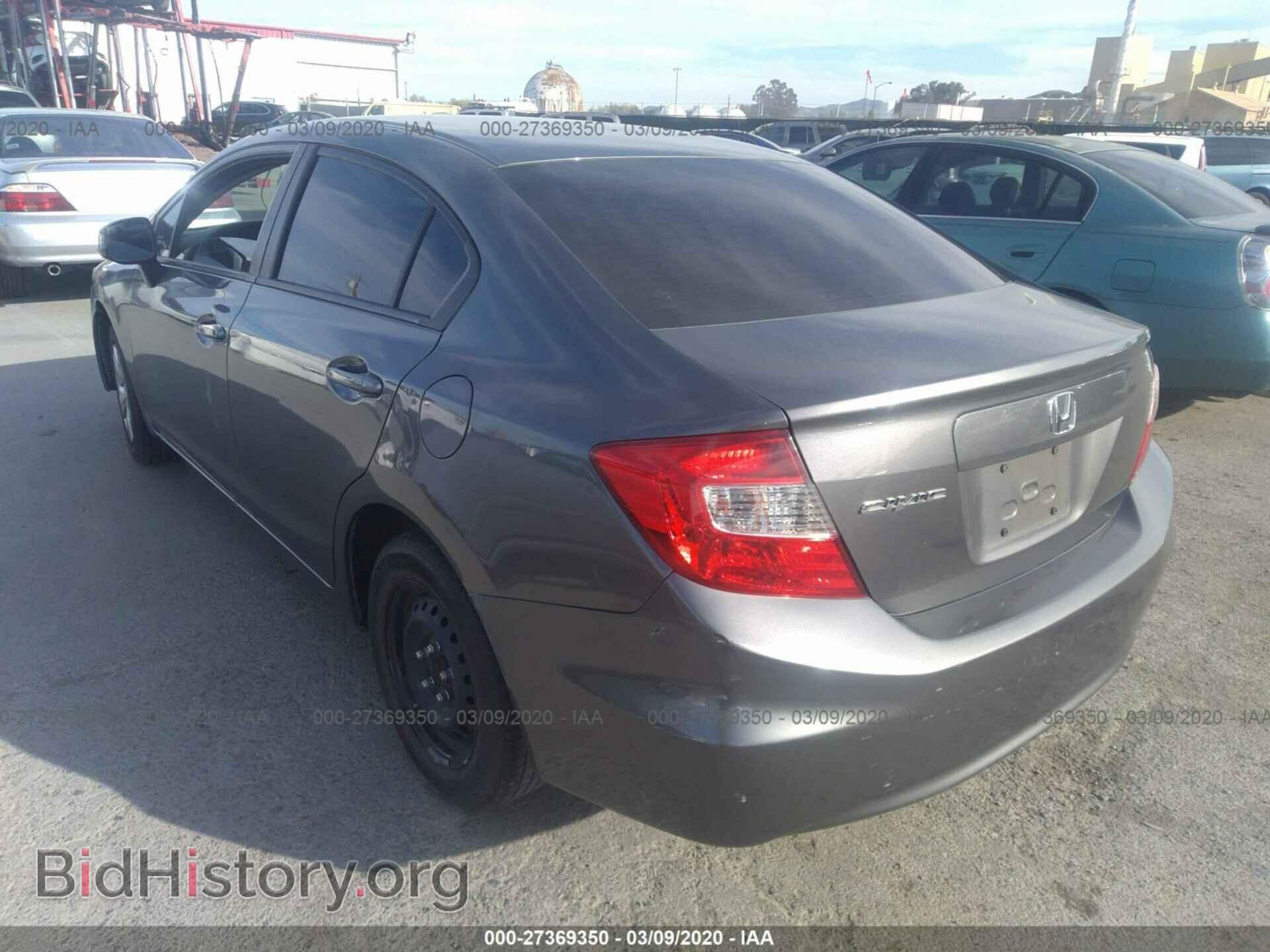 2012 HONDA CIVIC - VIN: 19XFB2F55CE327749 - Фото 3