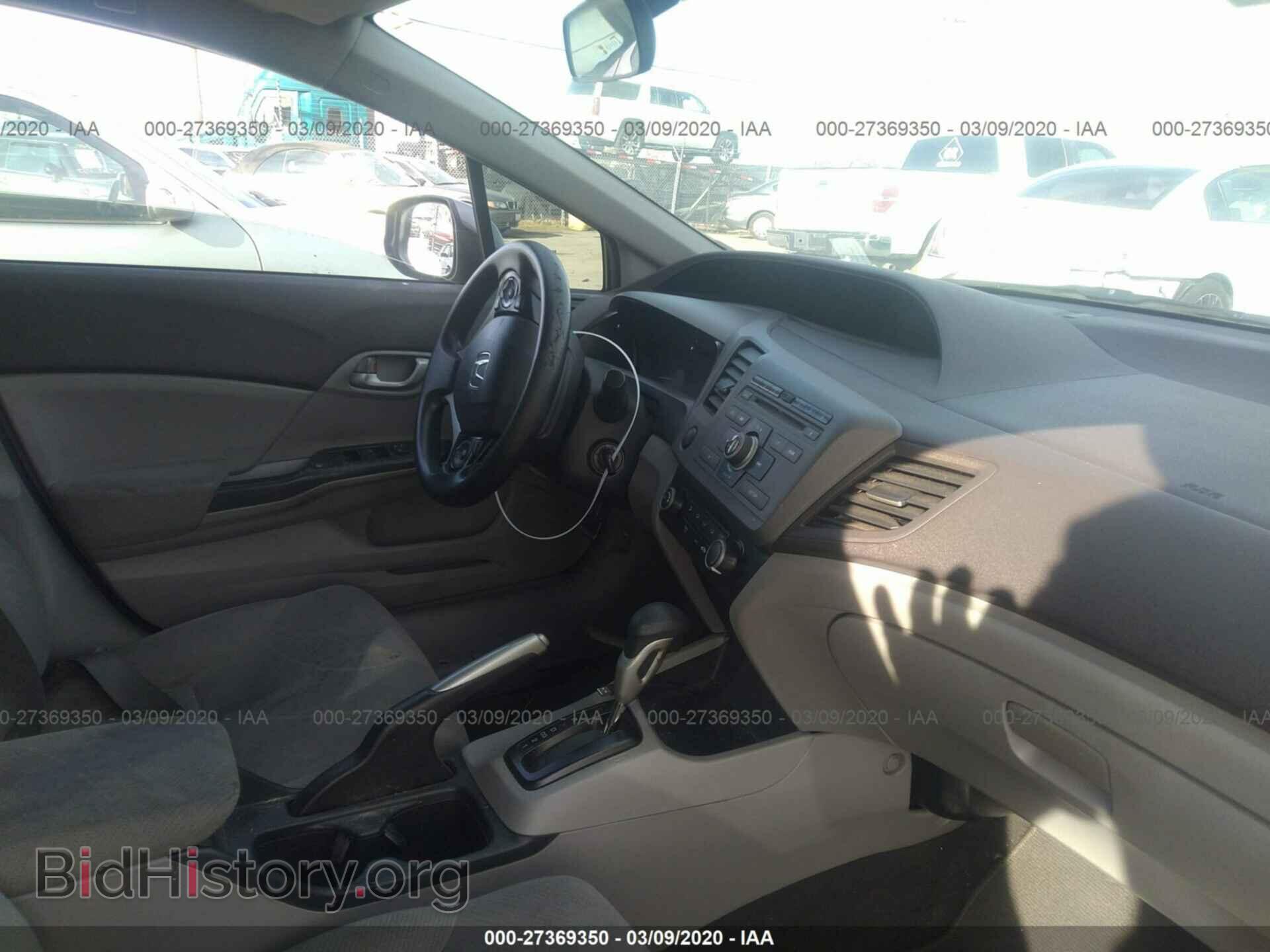 2012 HONDA CIVIC - VIN: 19XFB2F55CE327749 - Фото 5