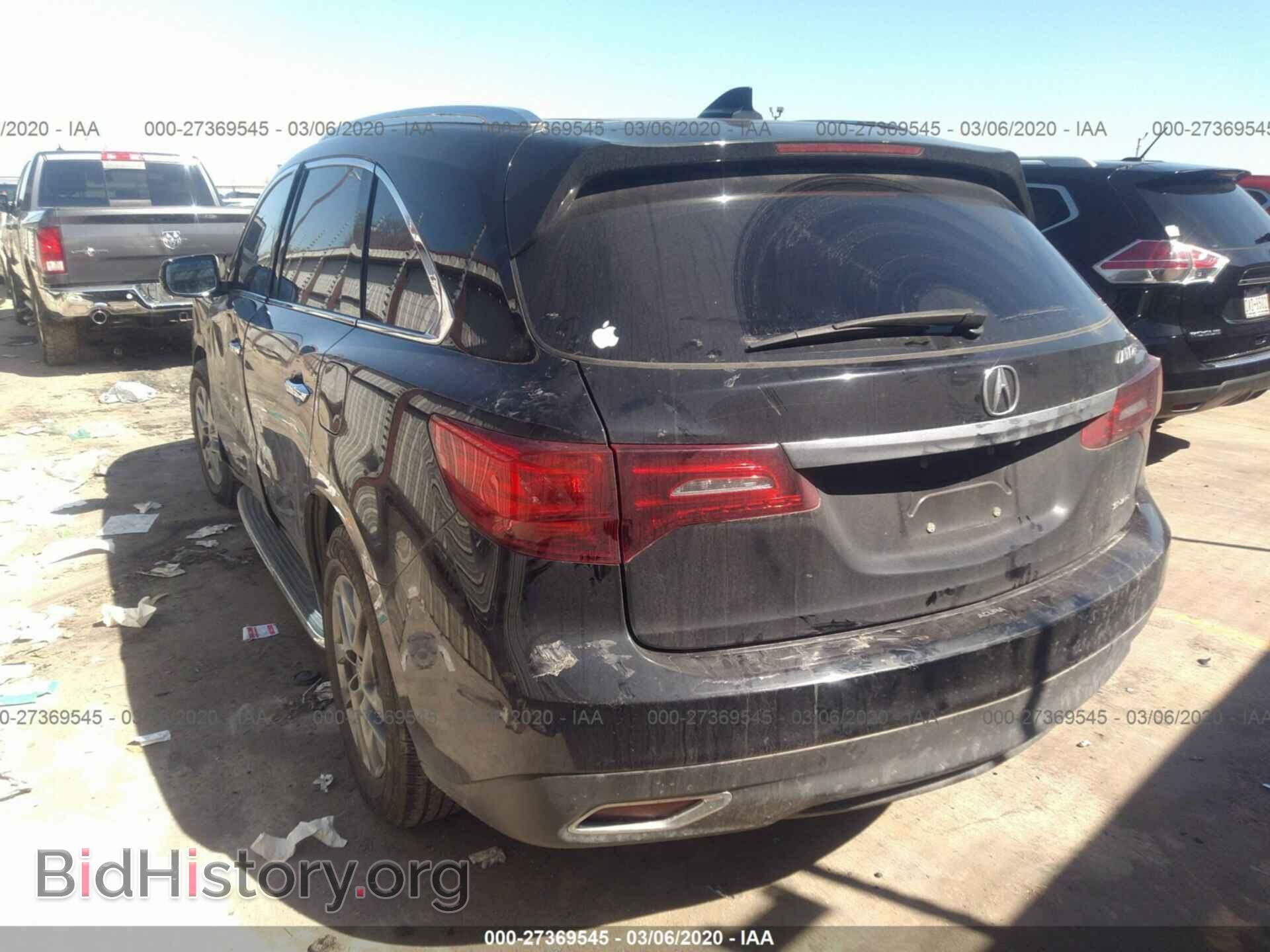 2014 ACURA MDX - VIN: 5FRYD4H27EB024730 - Фото 3