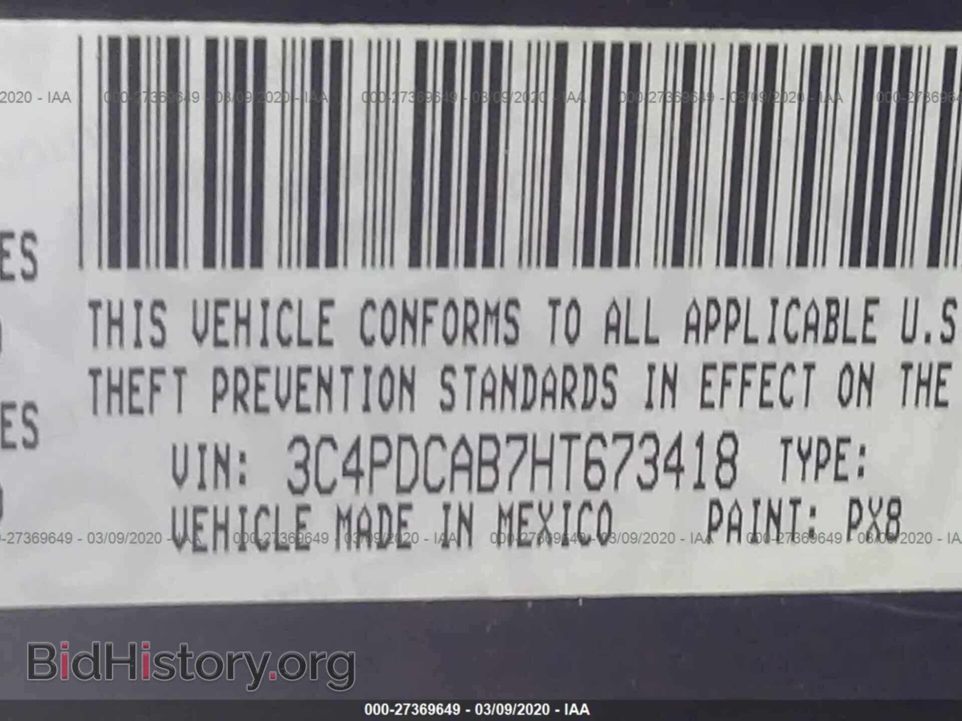 2017 DODGE JOURNEY - VIN: 3C4PDCAB7HT673418 - Photo 9