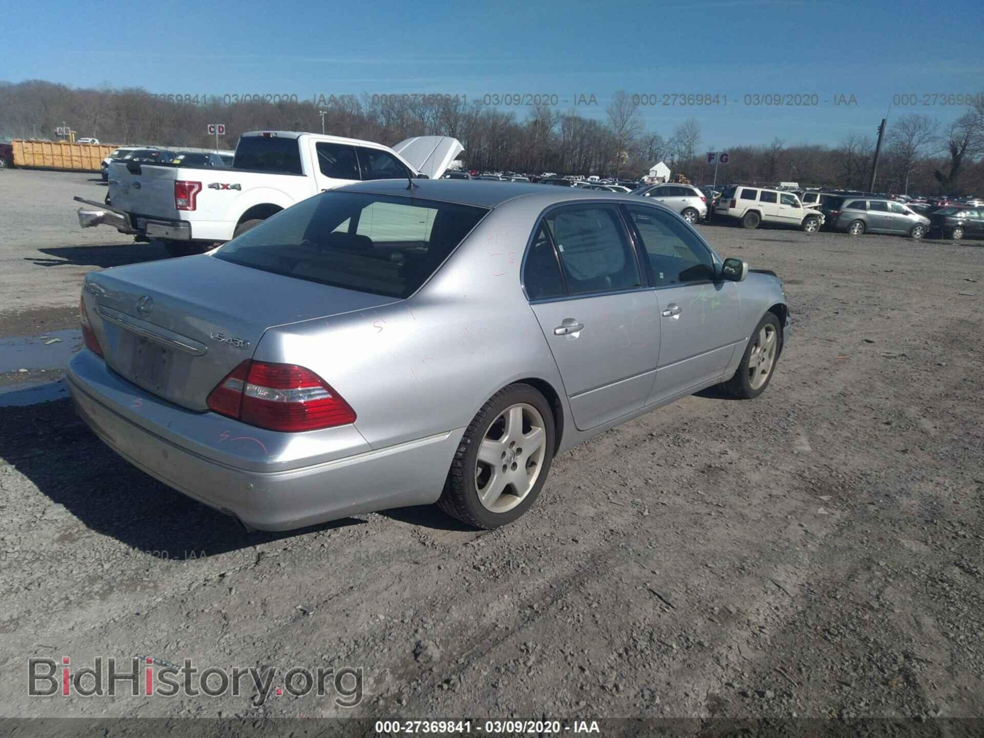 2004 LEXUS LS - VIN: JTHBN36F640164283 - Фото 4