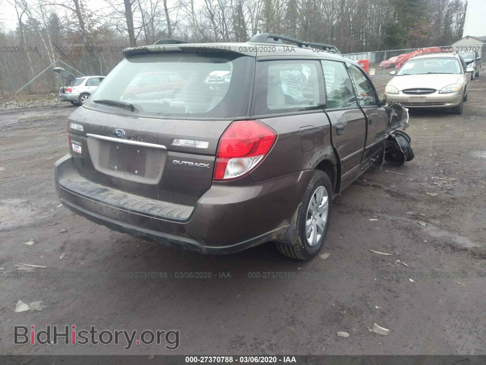 2009 SUBARU OUTBACK - VIN: 4S4BP60CX97341343 - Фото 4