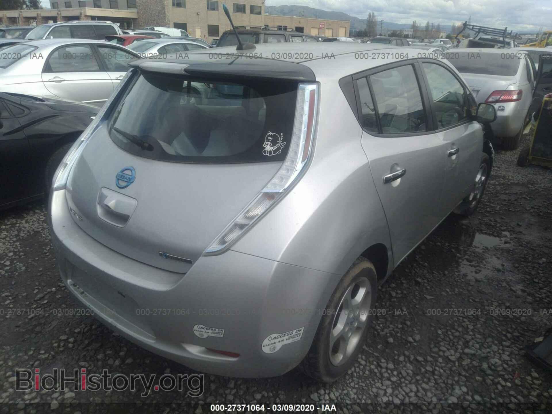 2011 NISSAN LEAF - VIN: JN1AZ0CP3BT003546 - Фото 4