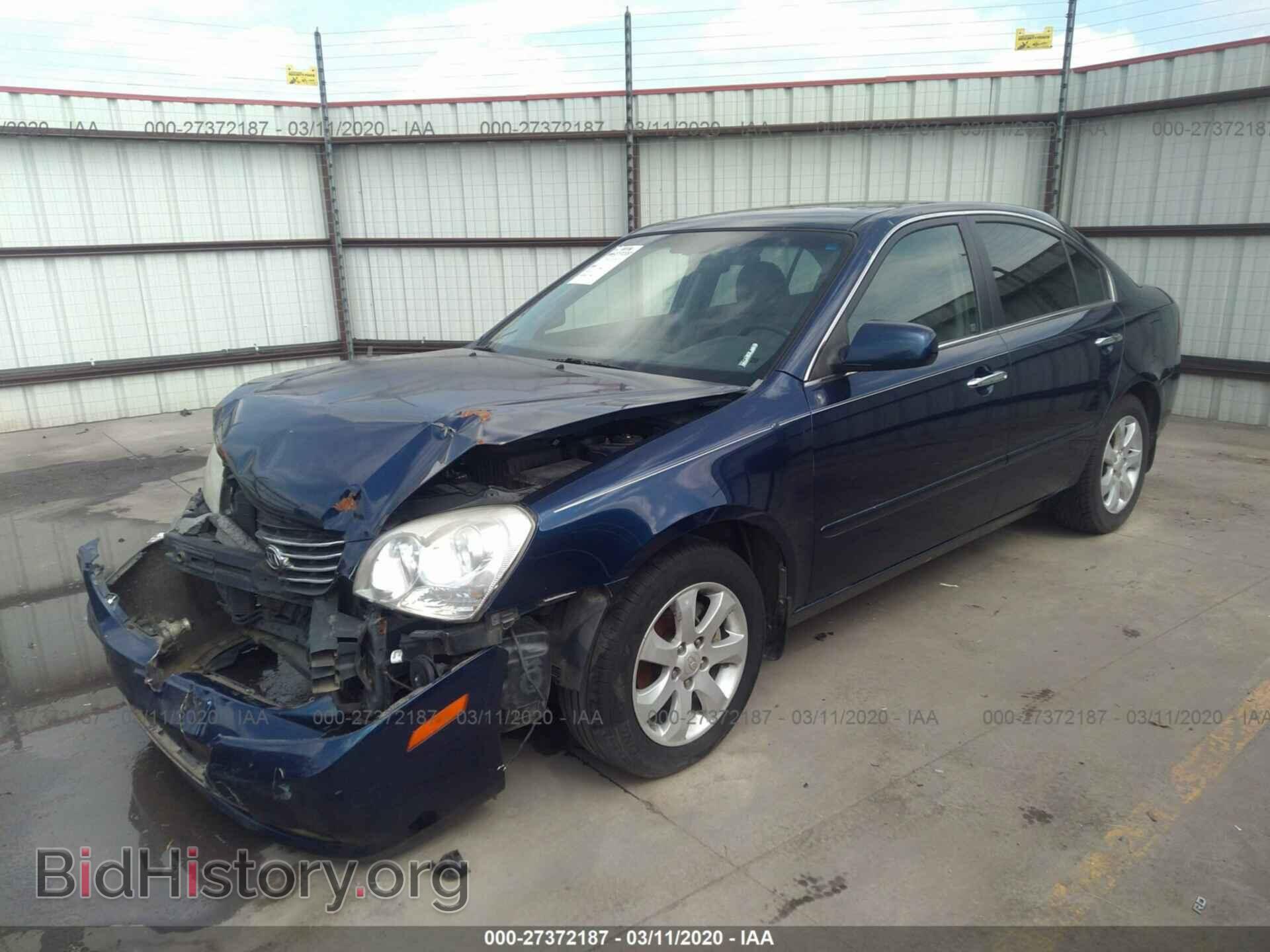 2007 KIA OPTIMA - VIN: KNAGE124675144491 - Фото 2