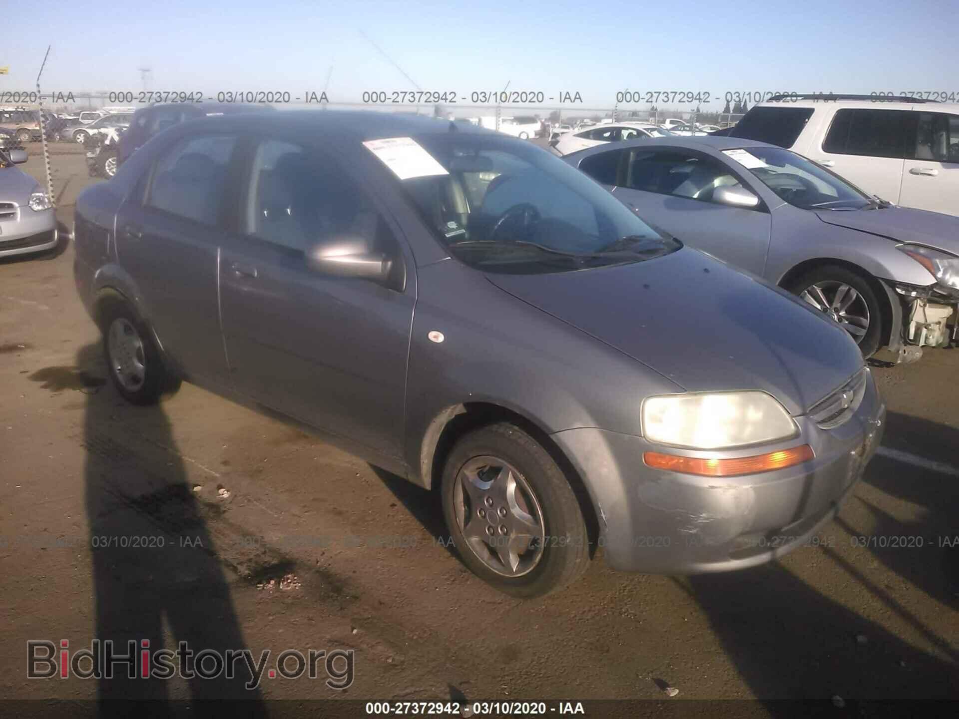 Фотография KL1TD56696B545886 - CHEVROLET AVEO 2006