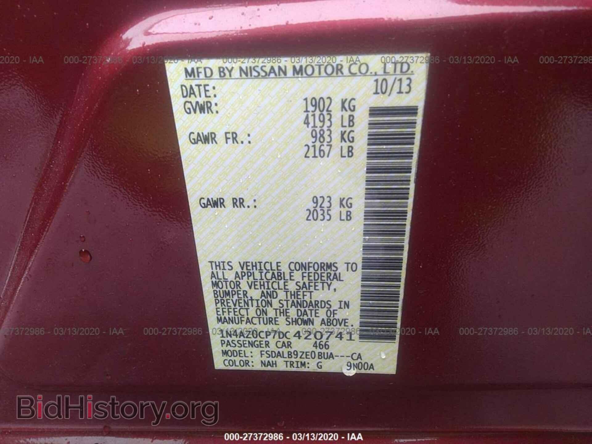 2013 NISSAN LEAF - VIN: 1N4AZ0CP7DC420741 - Фото 9
