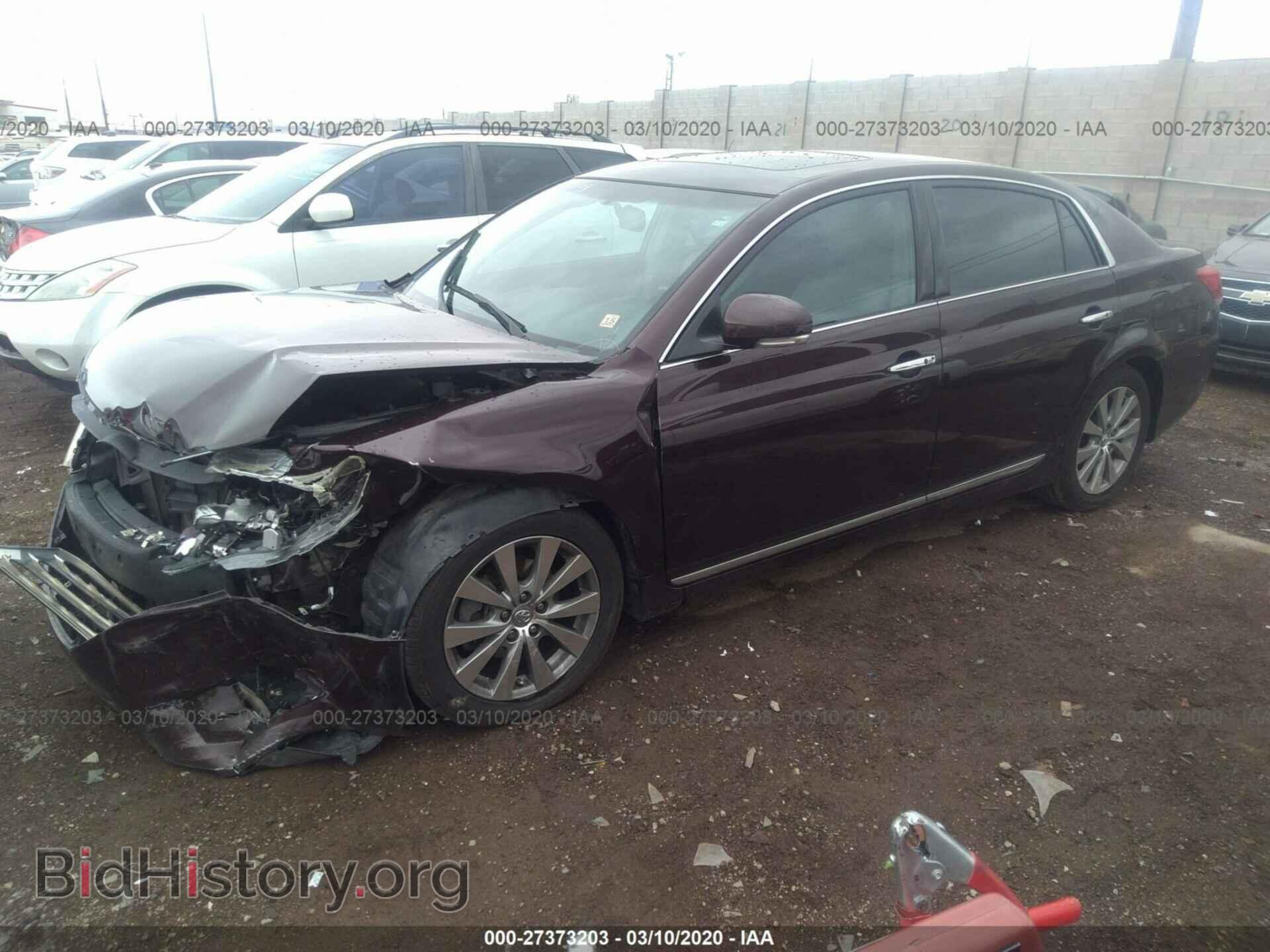 2012 TOYOTA AVALON - VIN: 4T1BK3DB4CU455734 - Фото 2