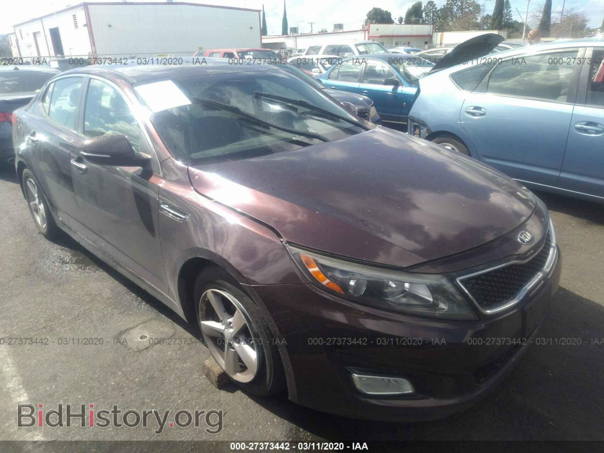 Фотография 5XXGM4A73EG293789 - KIA OPTIMA 2014